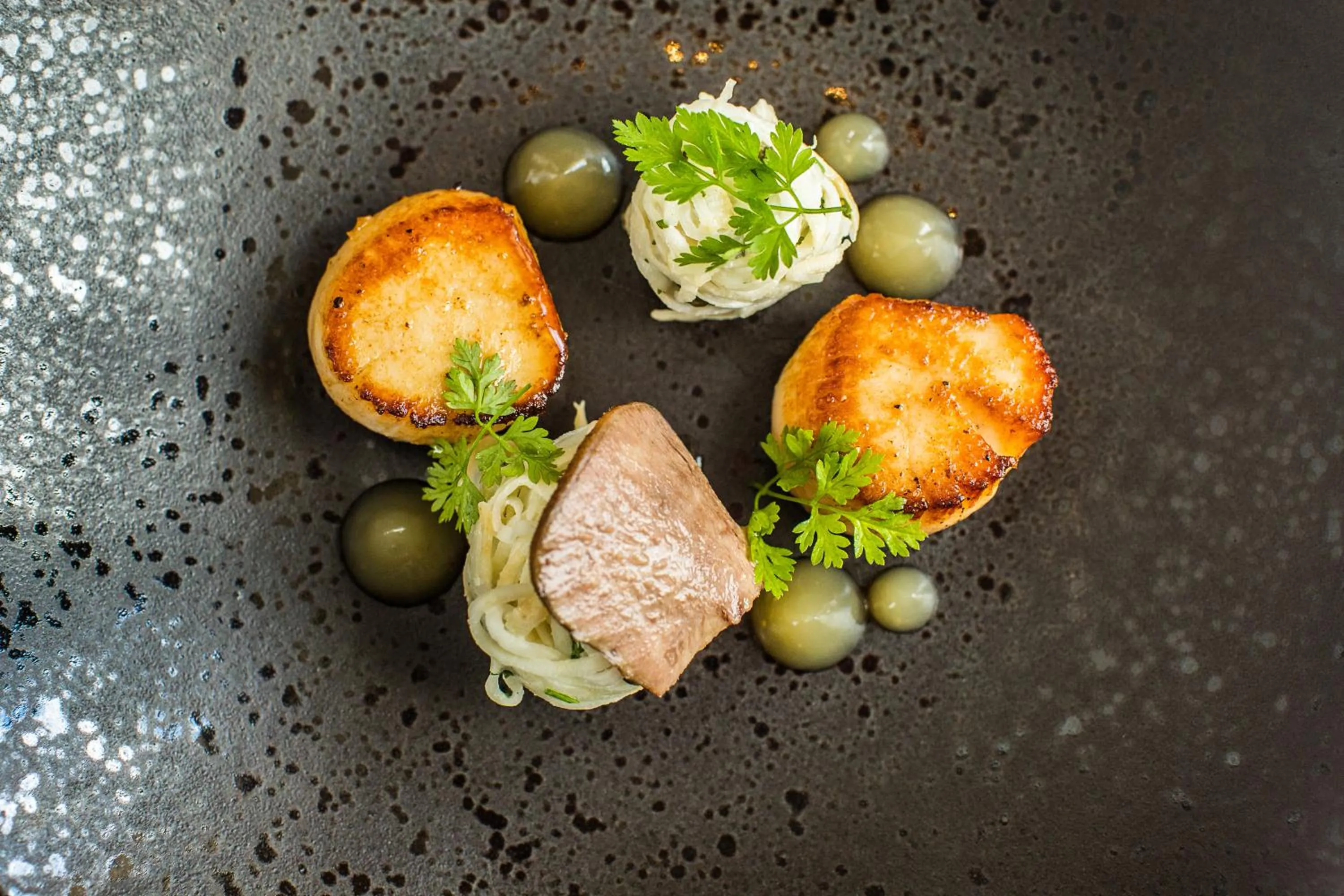 Food close-up in Brockencote Hall