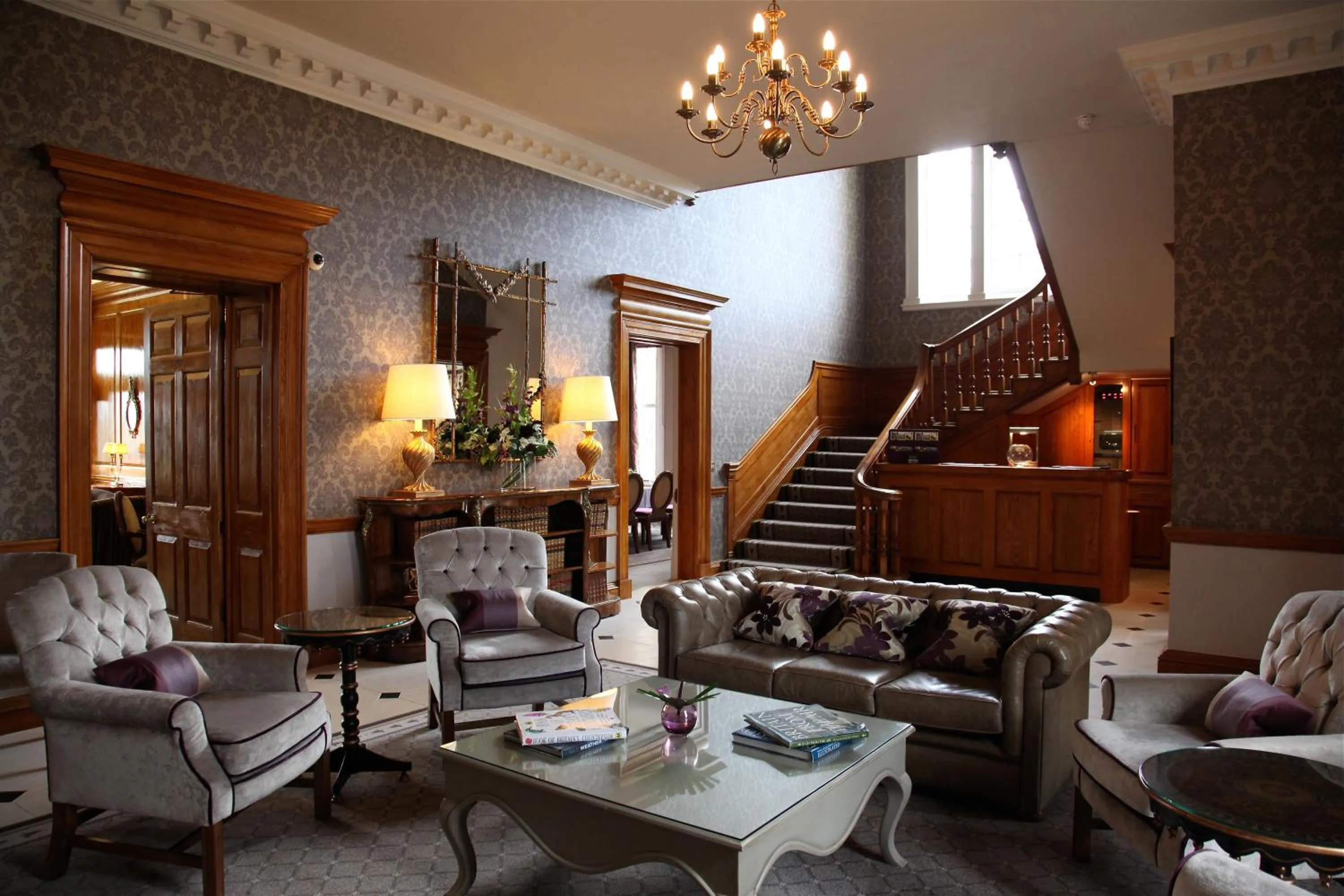 Lobby or reception in Brockencote Hall