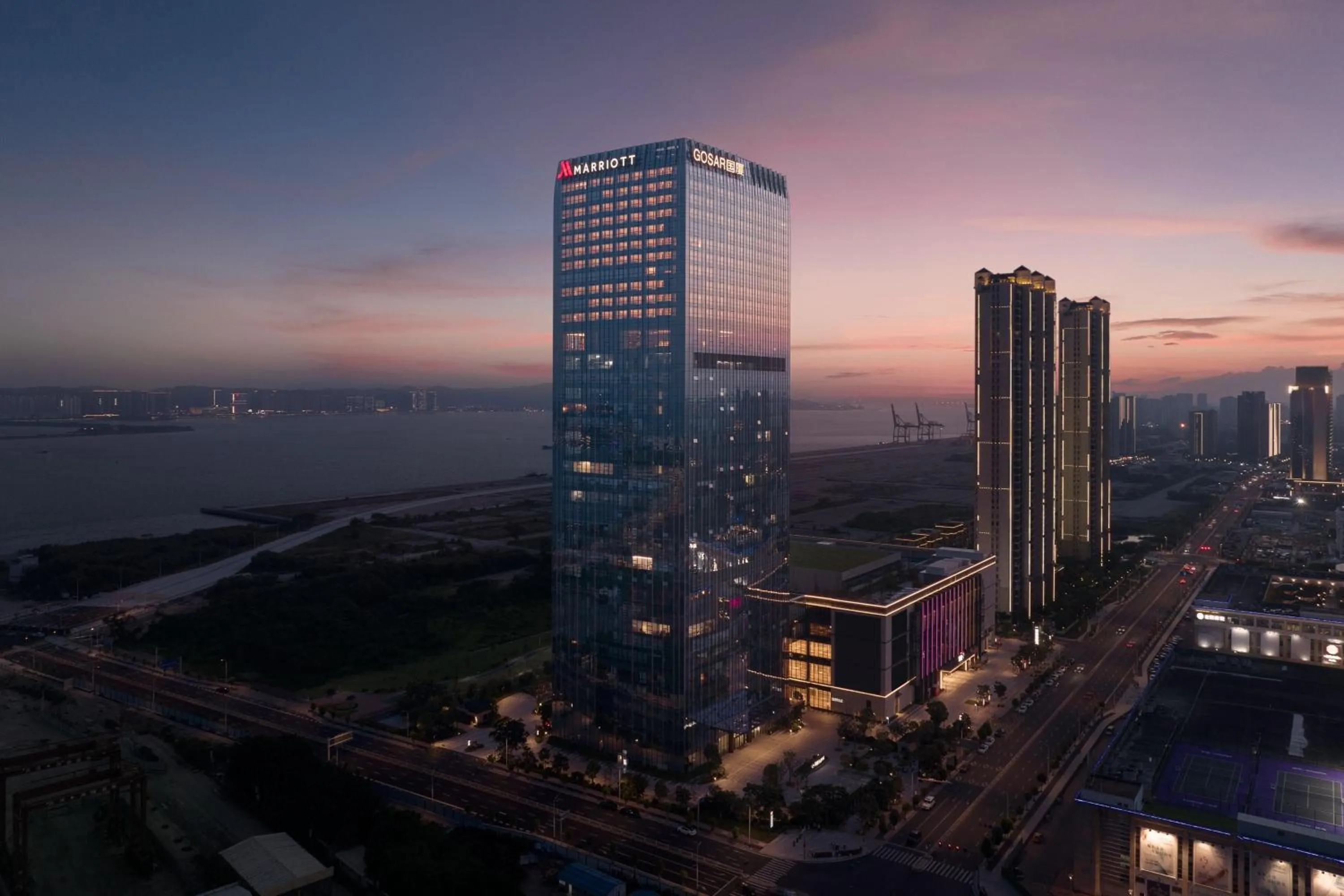 Property building in Shantou Marriott Hotel