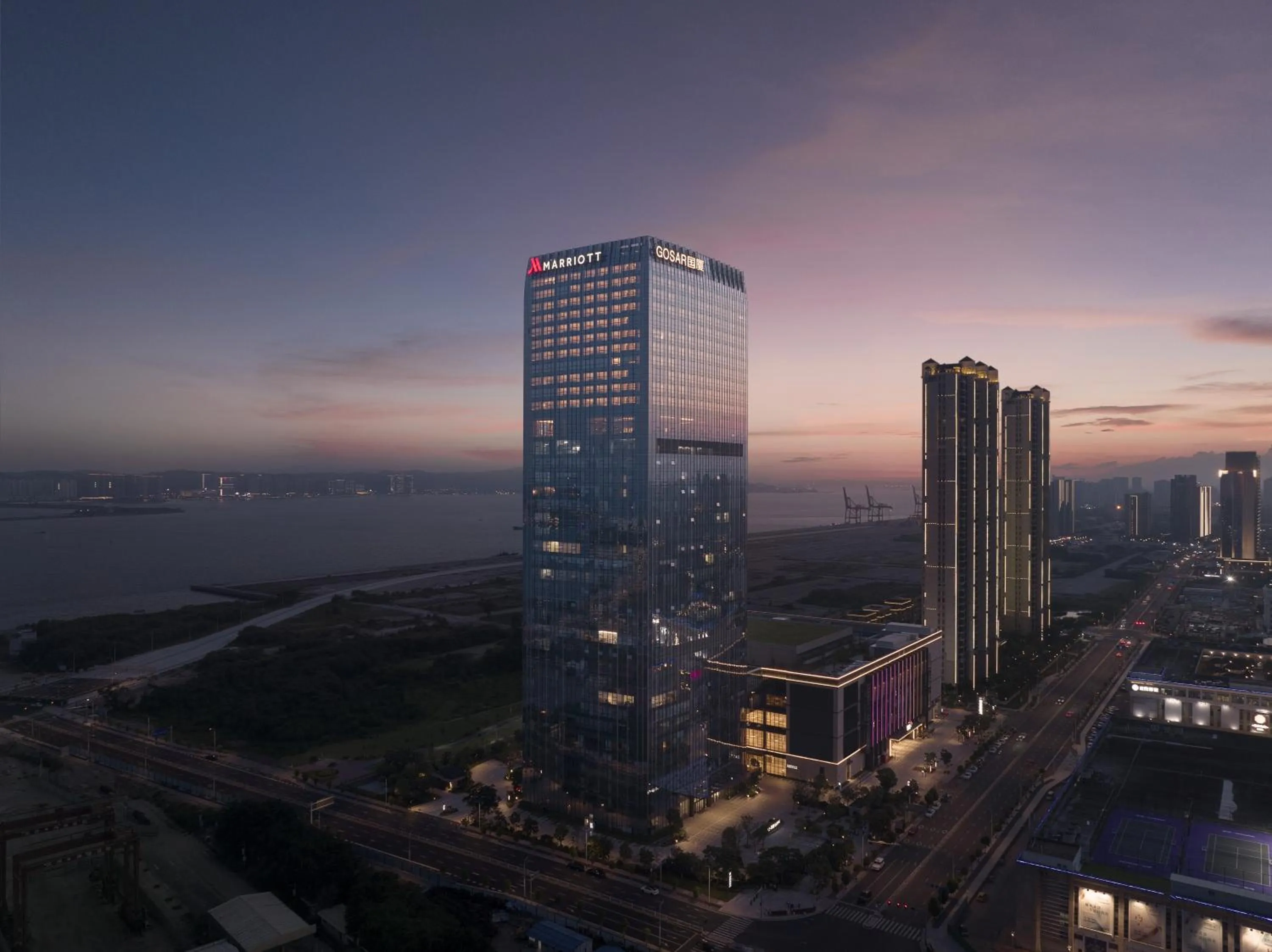 Property building in Shantou Marriott Hotel