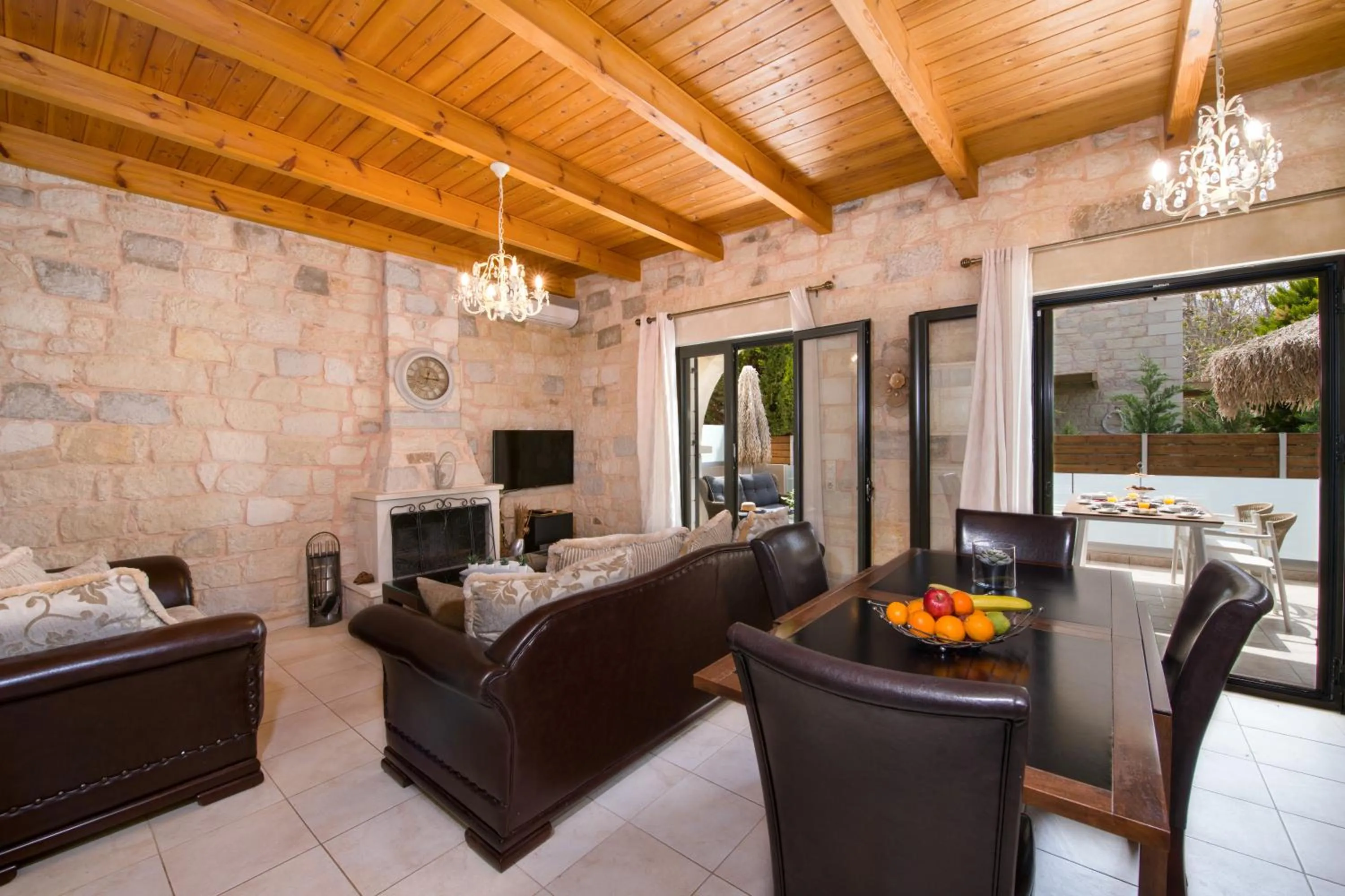 Seating area in Villa Constancia