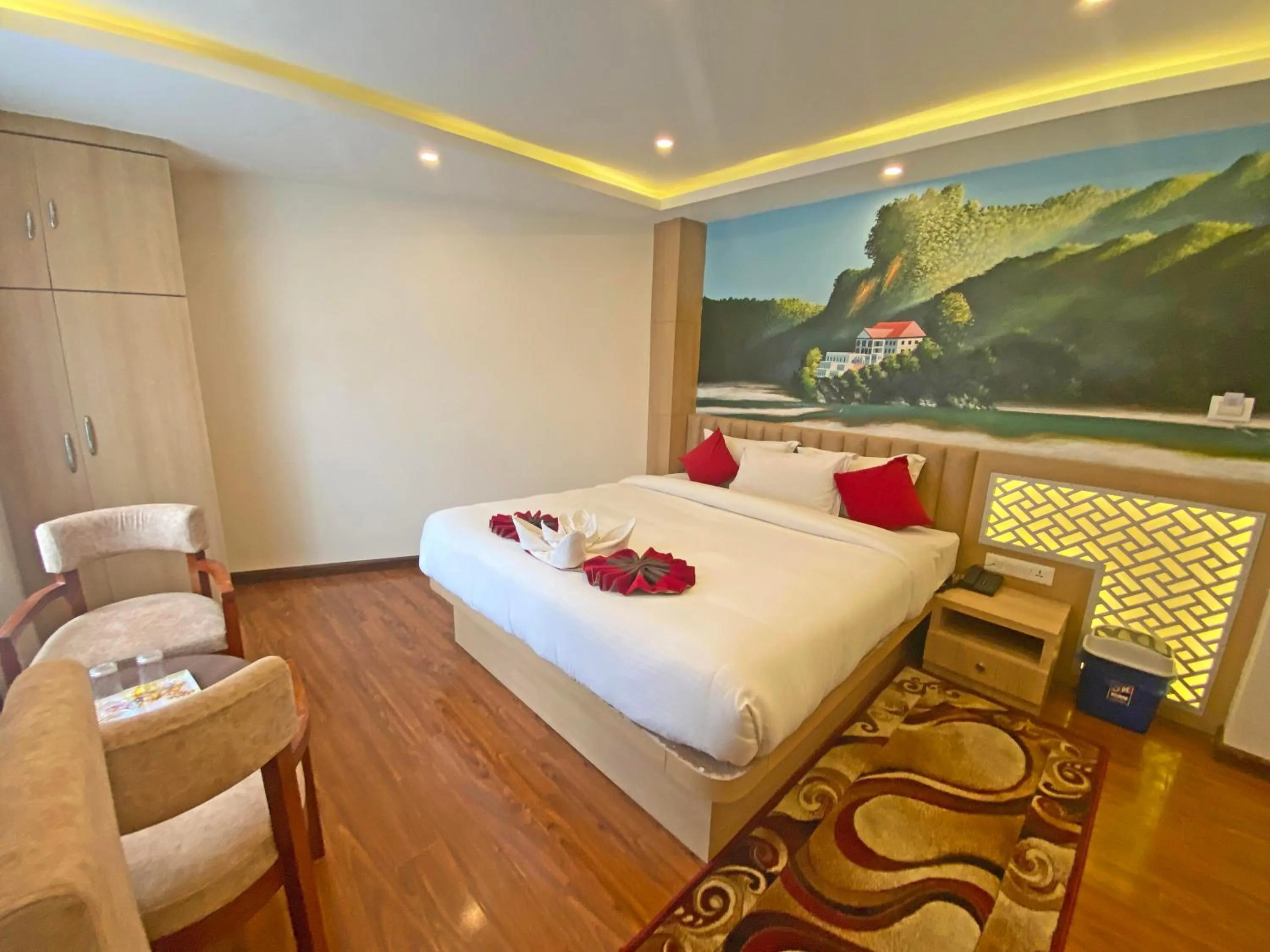 Bed in Hotel Malati