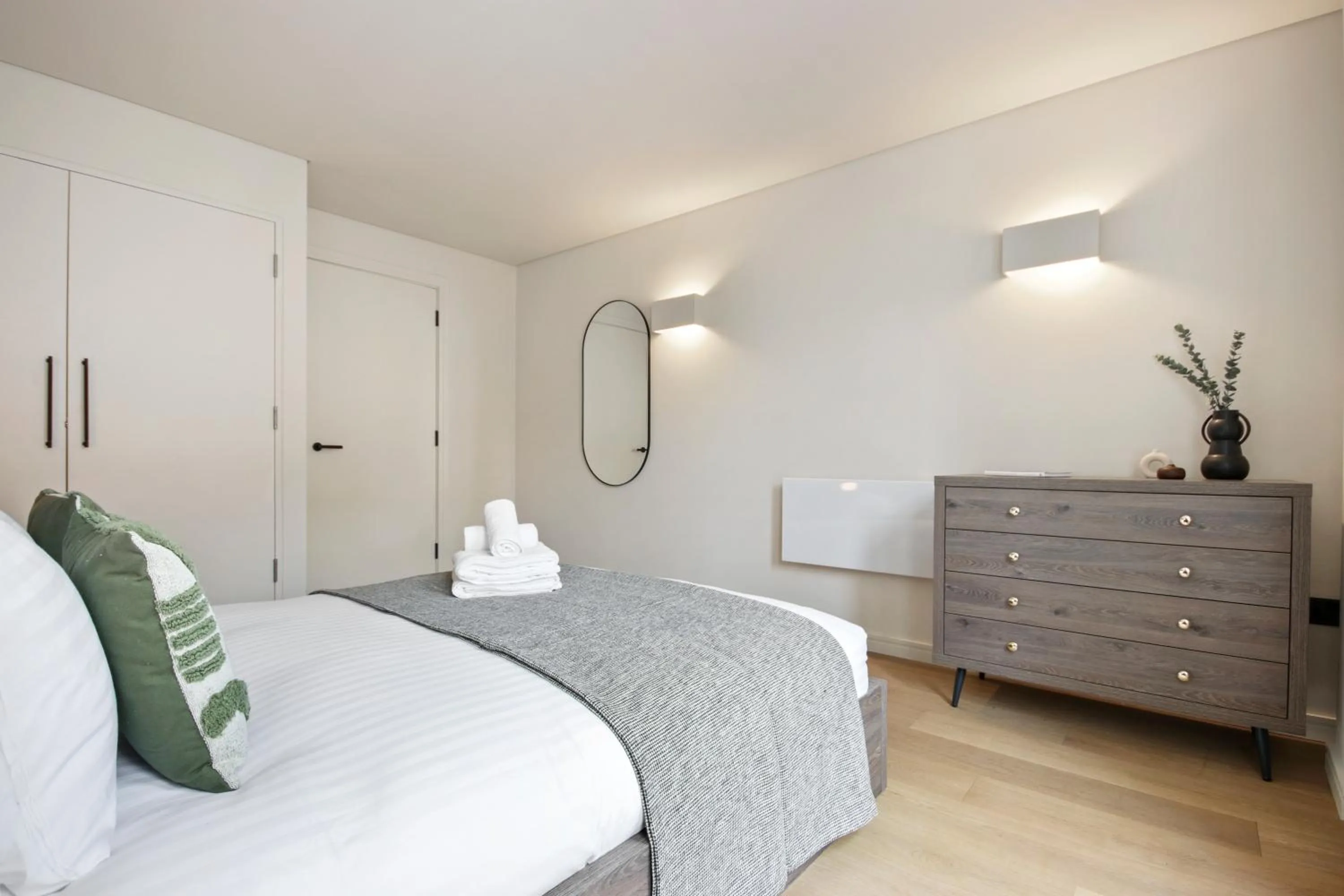 Bed in Bow Lane by Aeria Apartments