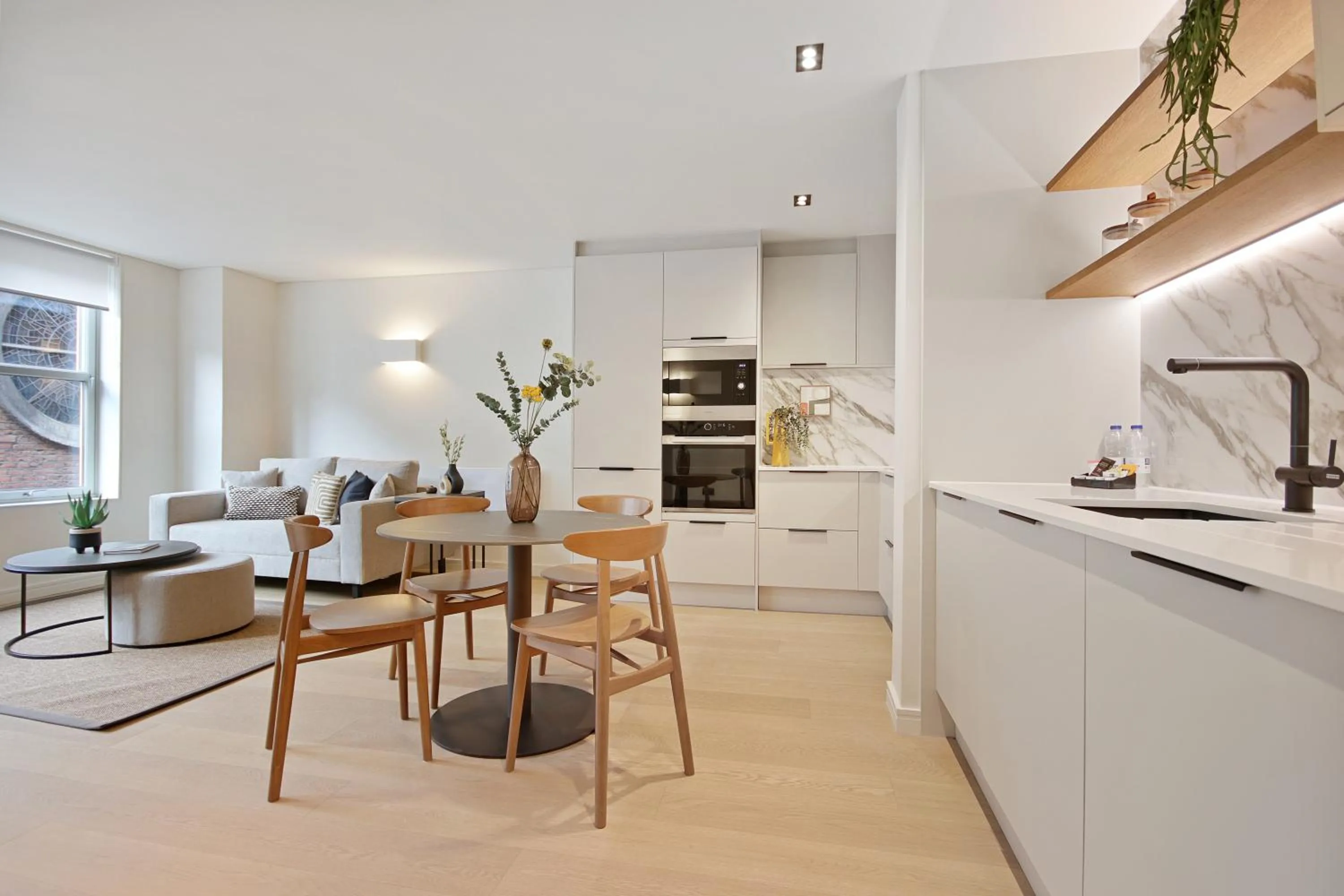 Kitchen or kitchenette in Bow Lane by Aeria Apartments