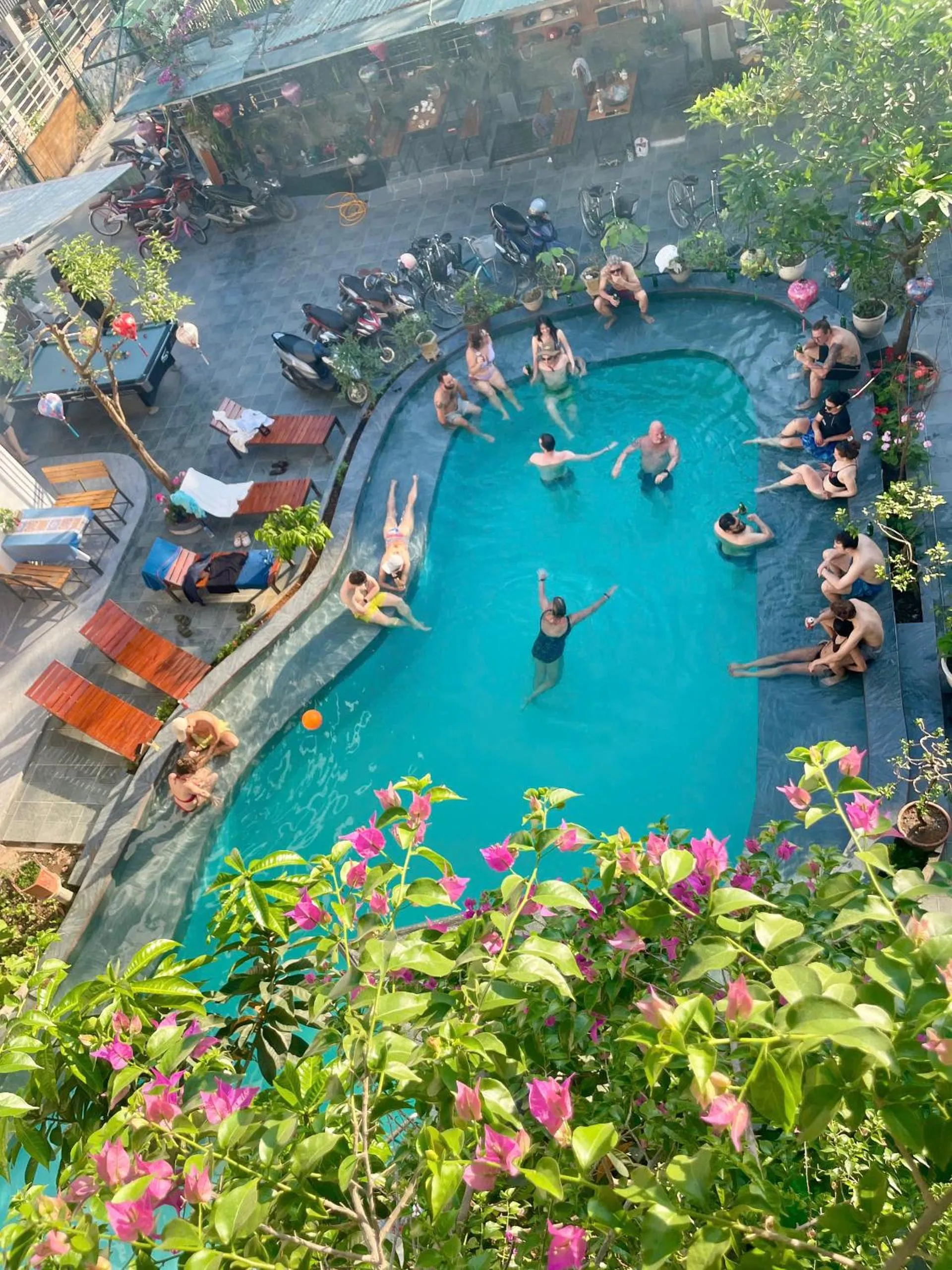 Swimming pool in Tuan Ngoc Hotel