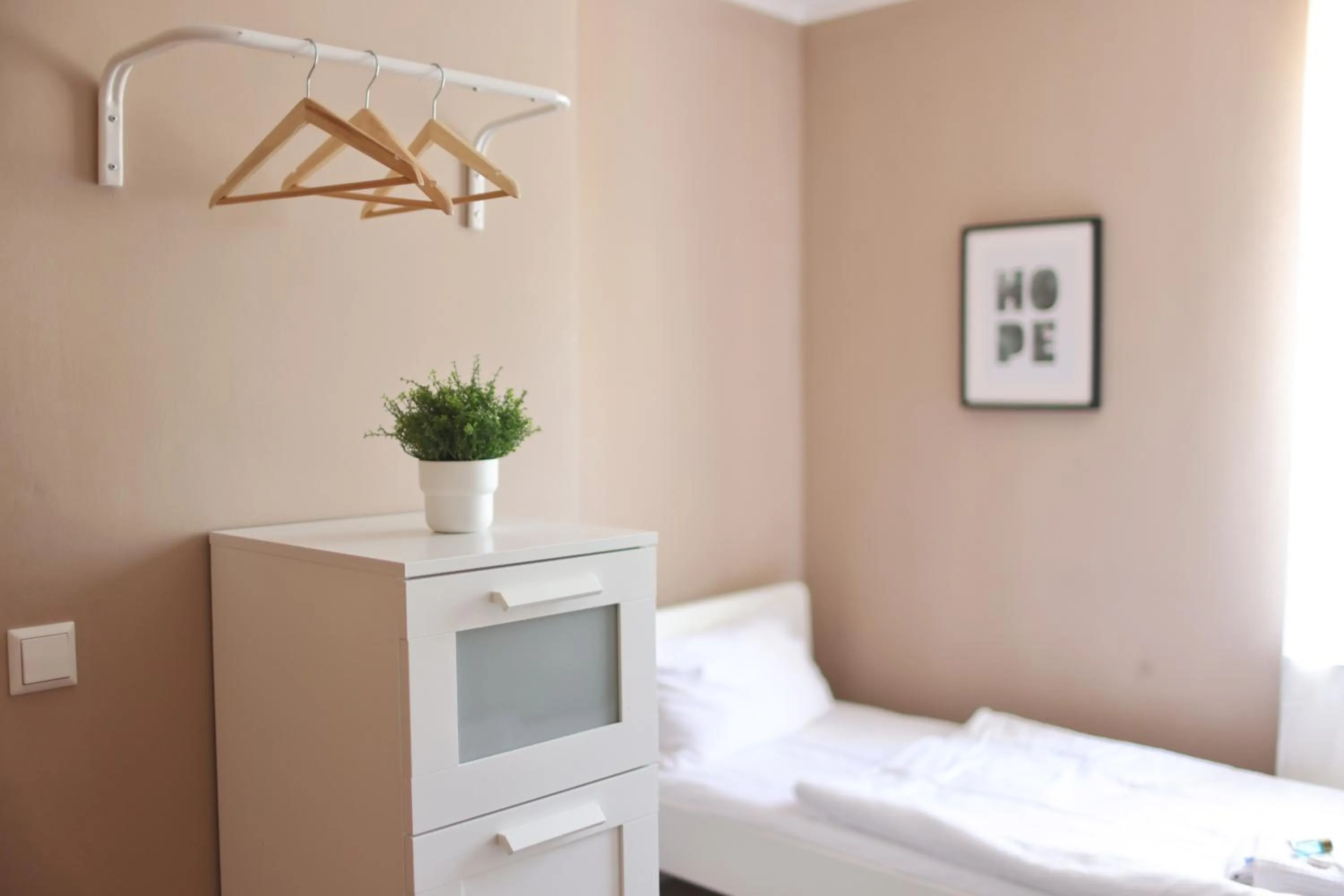 Bed in Mythos Hotel Oranienburg