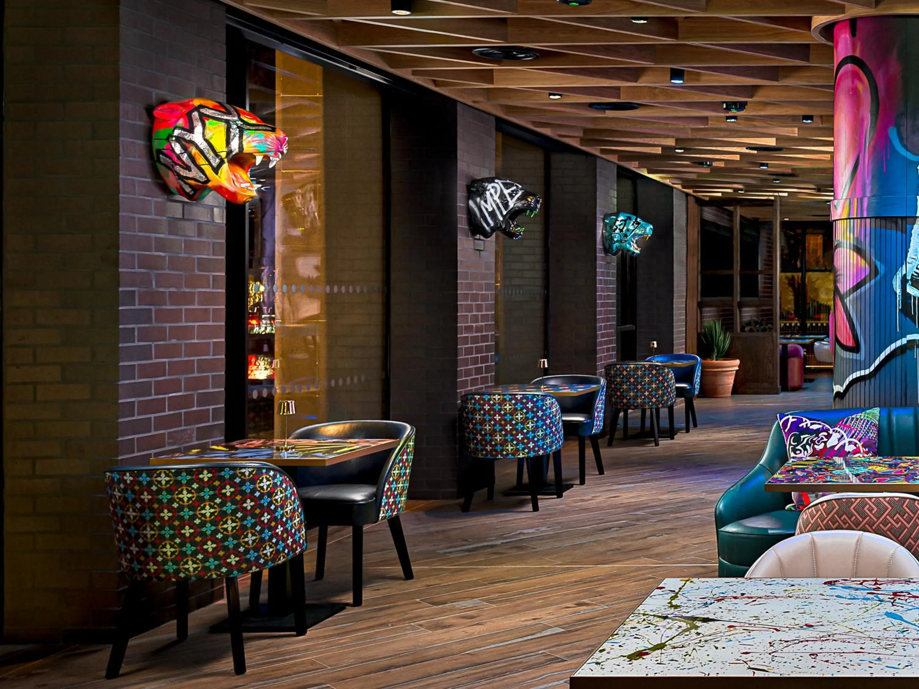 Seating area in NYX Hotel Dublin Portobello