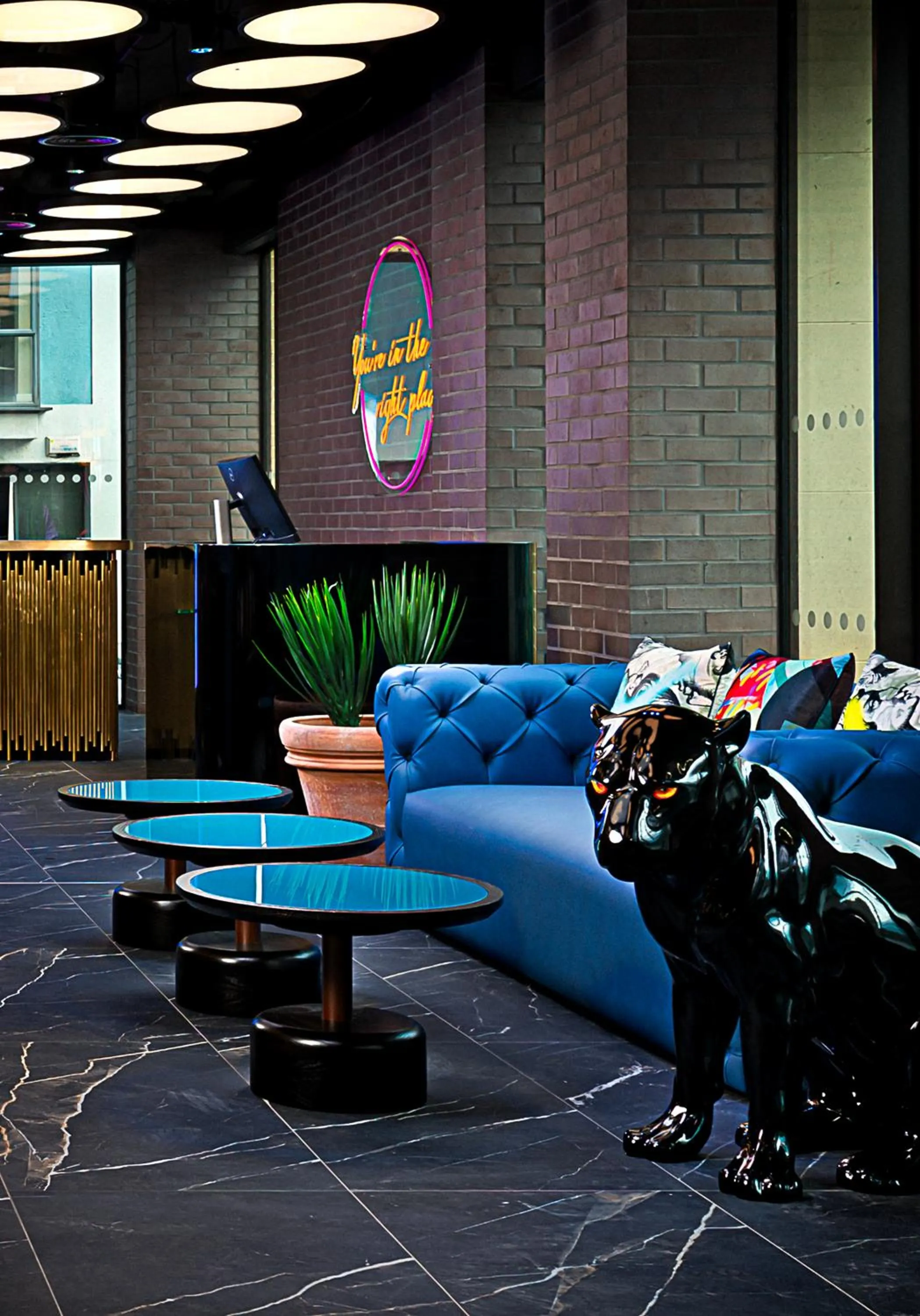 Lobby or reception in NYX Hotel Dublin Portobello