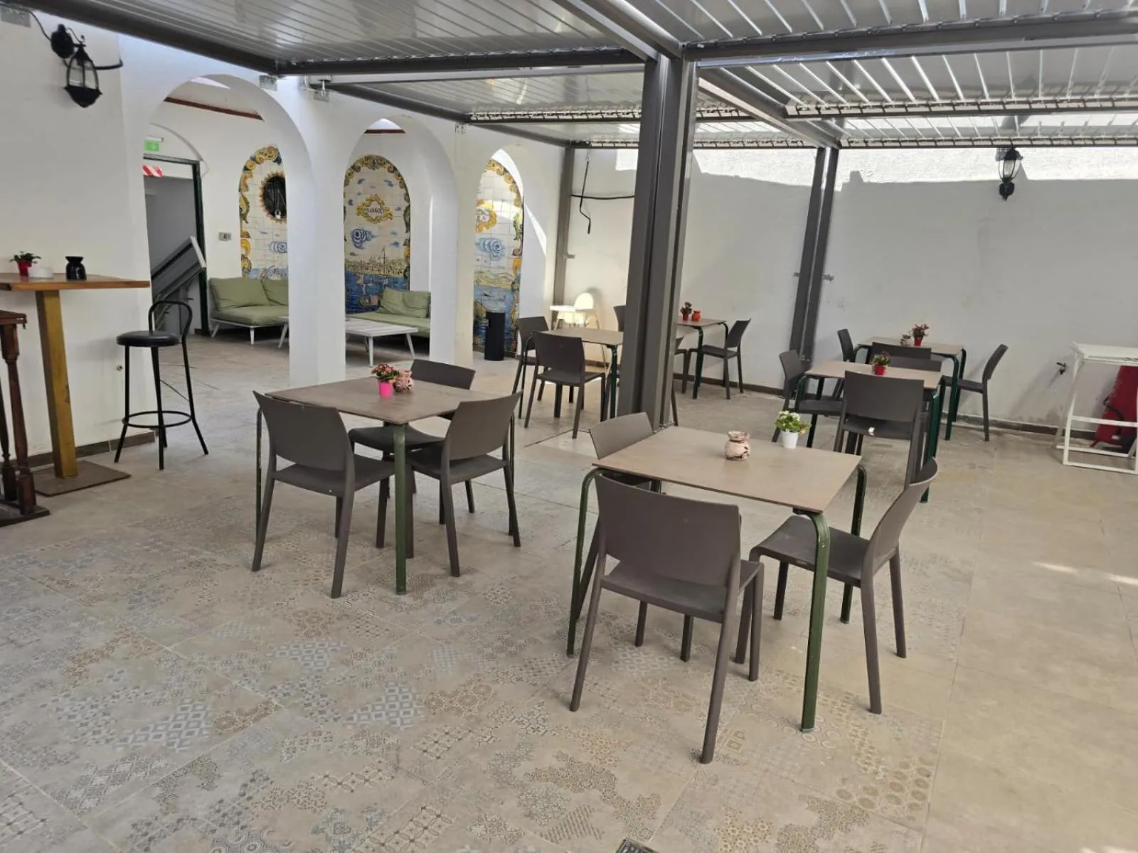 Patio in Vilador Beach Hotel