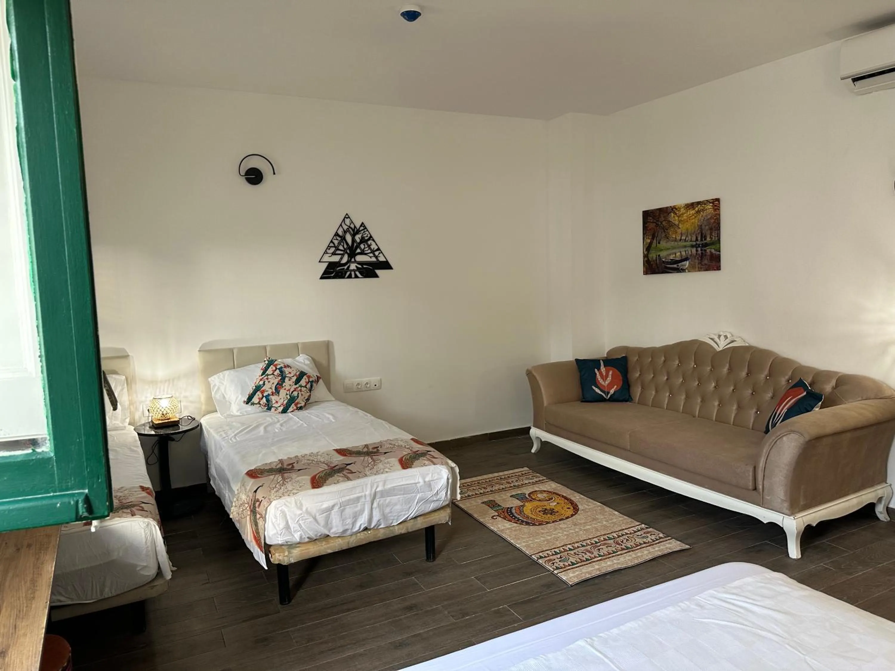 Seating area, Bed in Vilador Beach Hotel