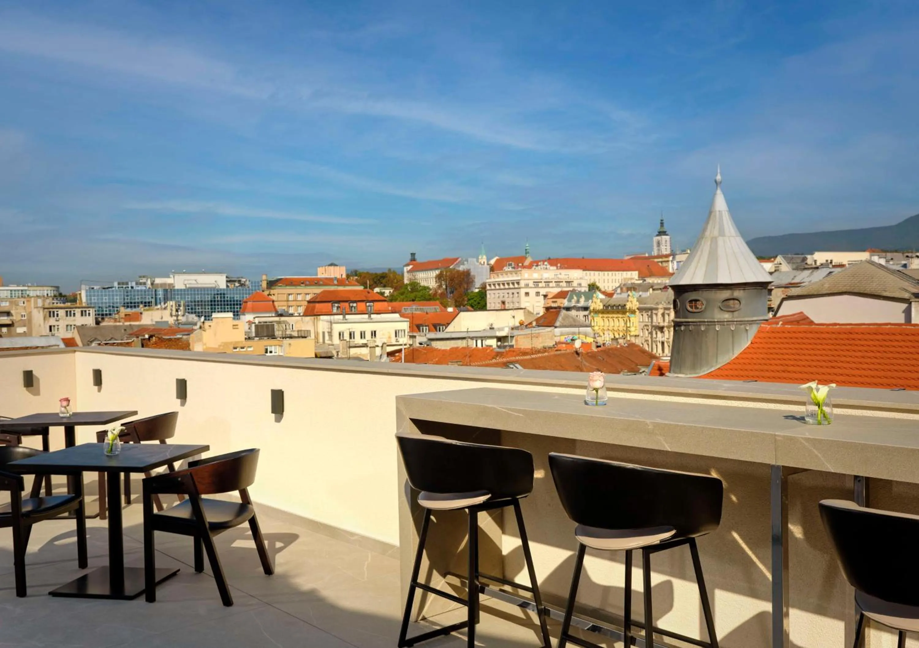 Balcony/Terrace in art'otel Zagreb, Powered by Radisson Hotels