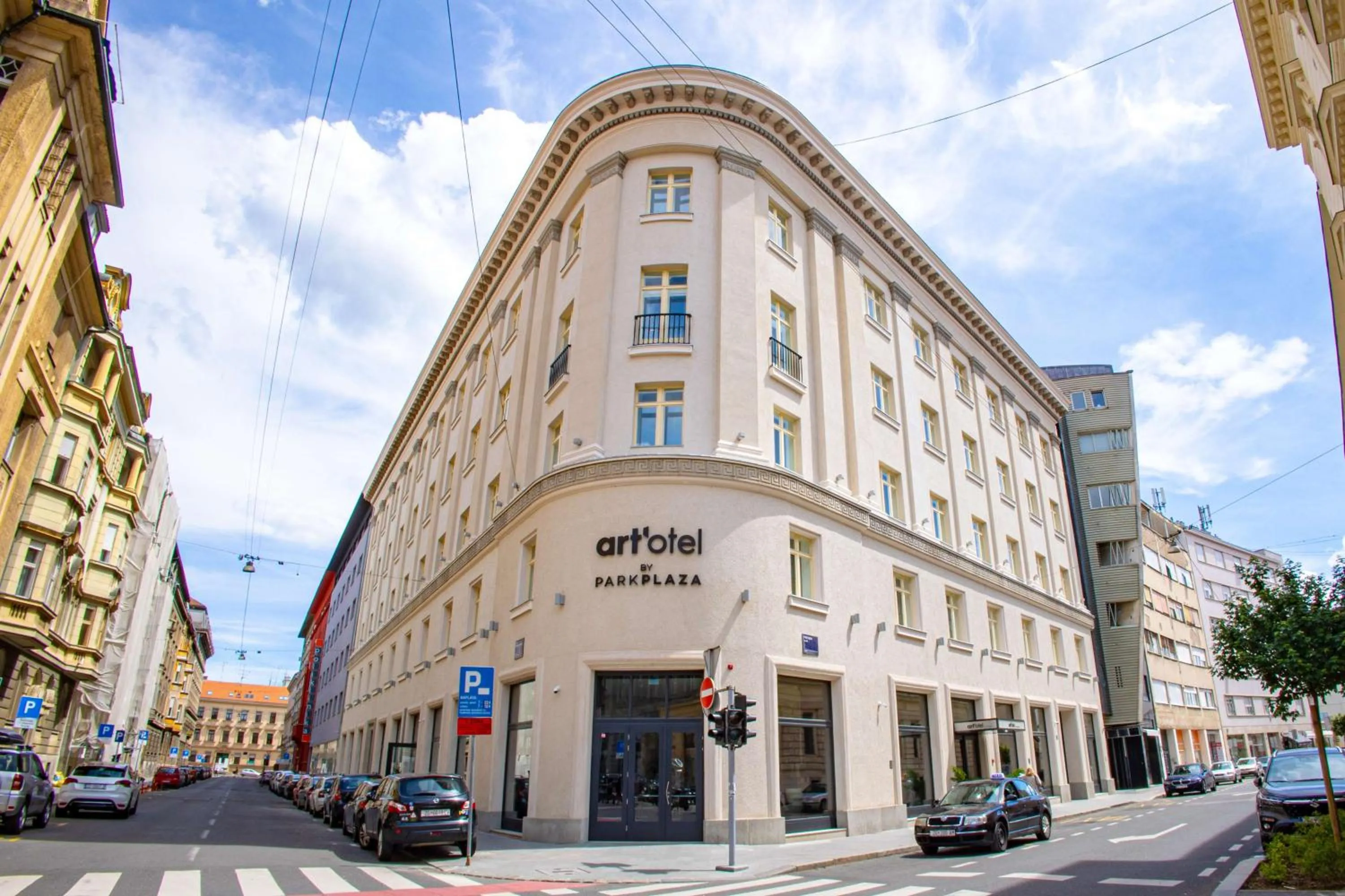 Property building in art'otel Zagreb, Powered by Radisson Hotels