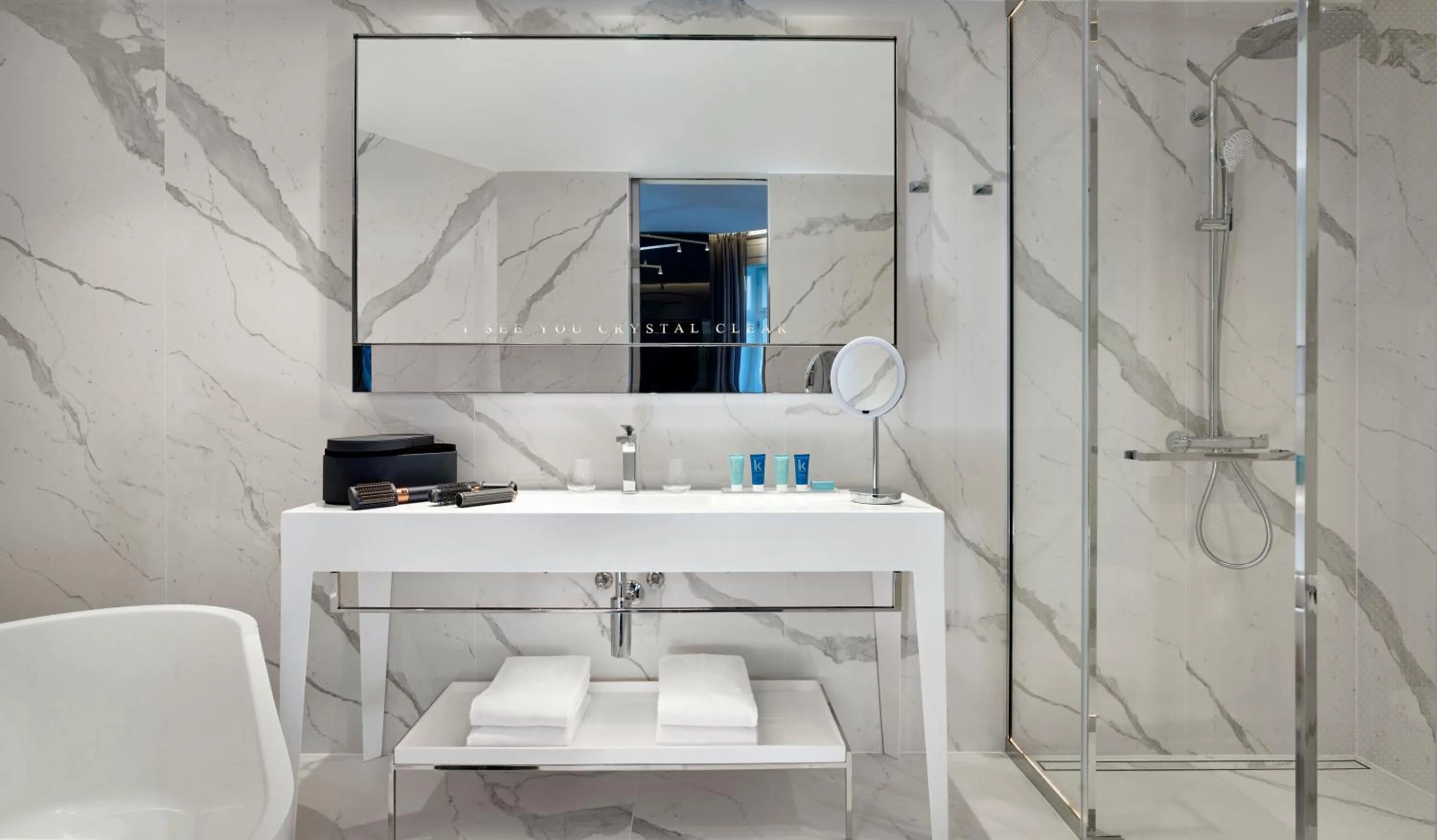 Shower in art'otel Zagreb, Powered by Radisson Hotels