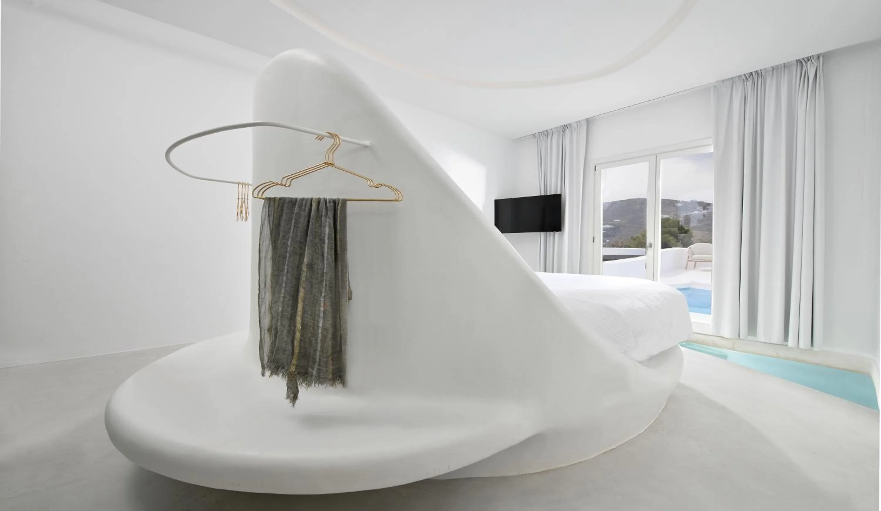 Bed in Million Stars Mykonos