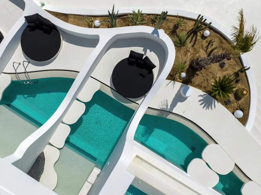 Swimming pool in Million Stars Mykonos