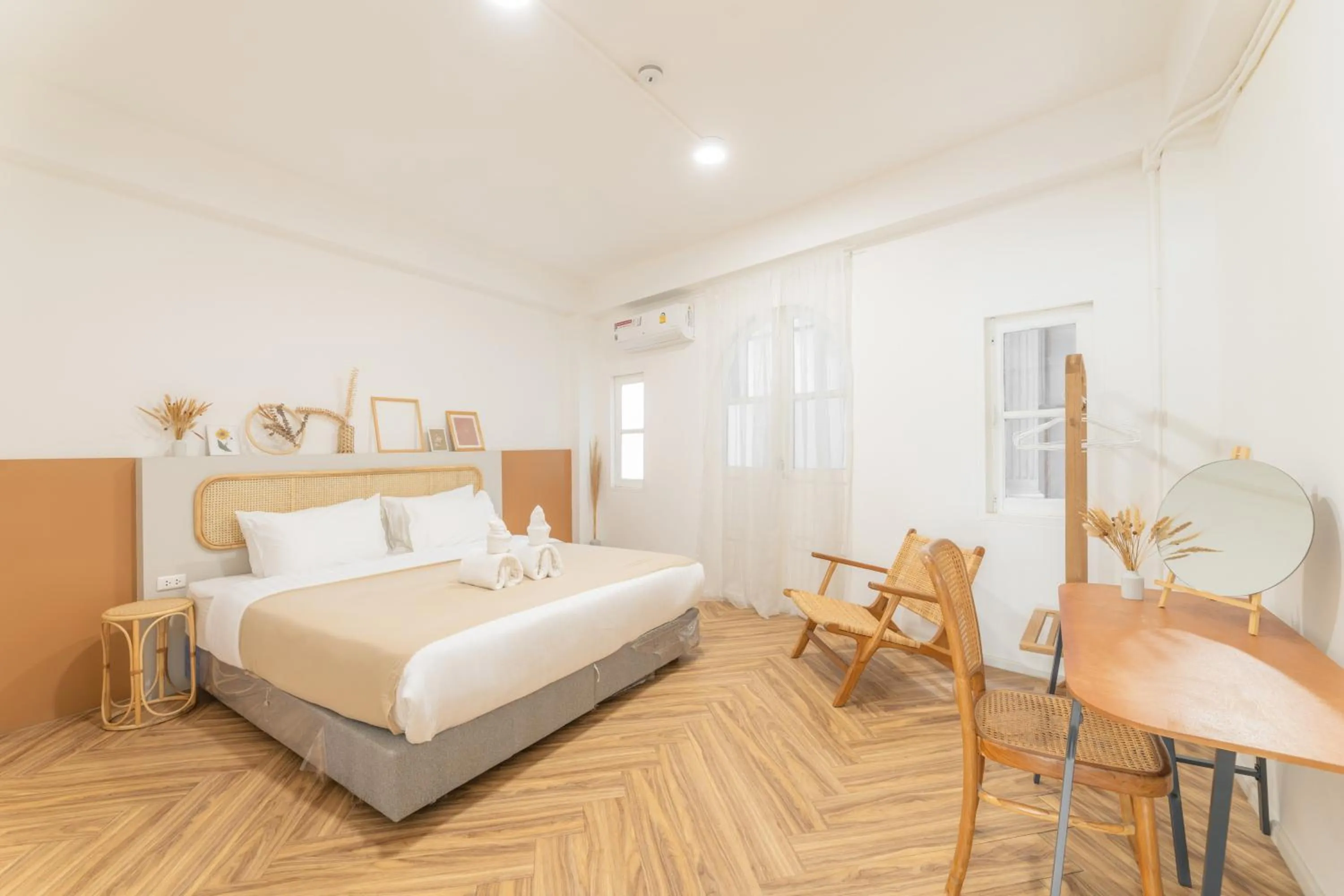 Bed in Craft studio apartment by Beginning with,3BR​ in heart of Nimman