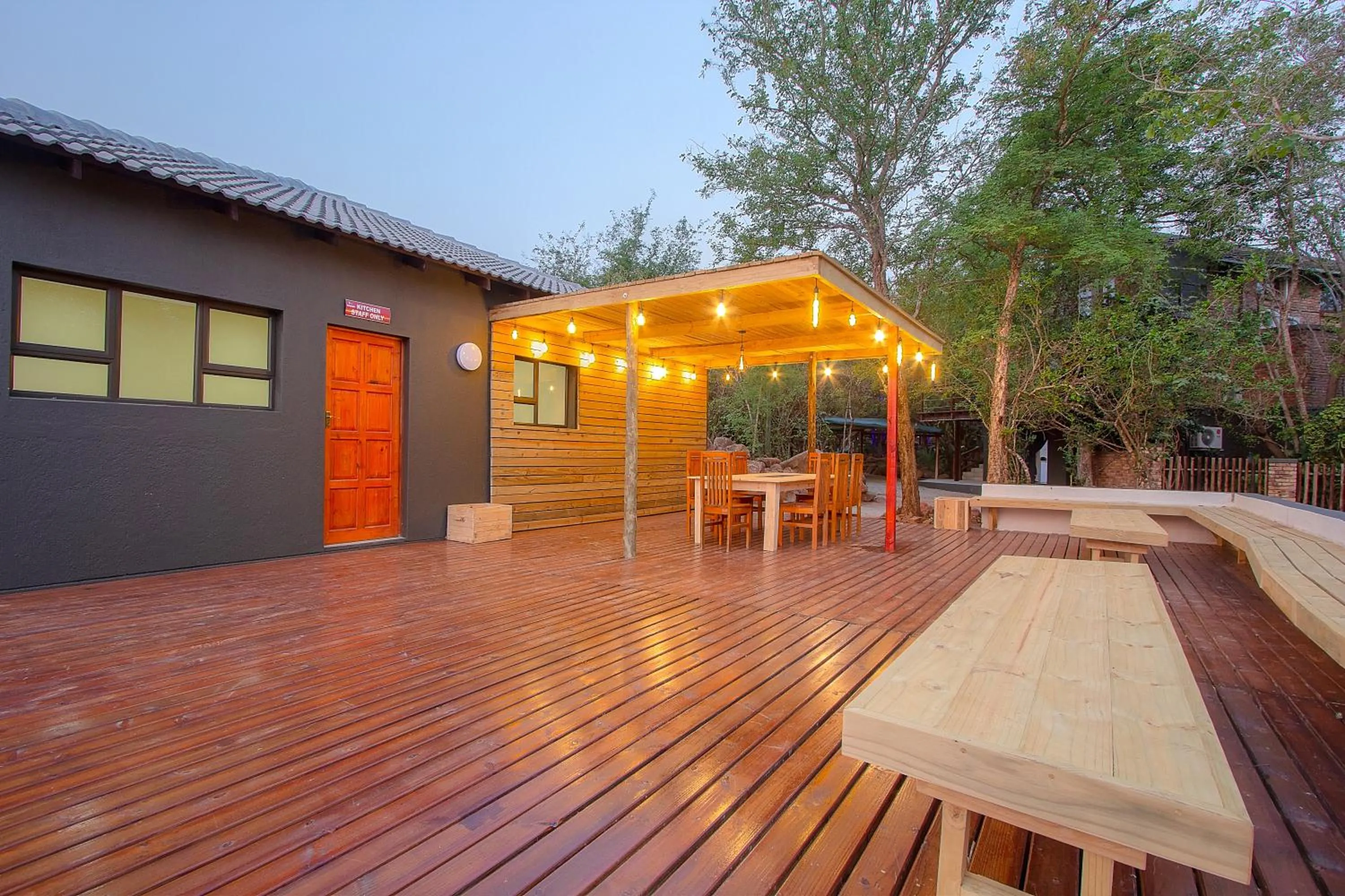Patio in Royal Marlothi Kruger Safari Lodge and Spa