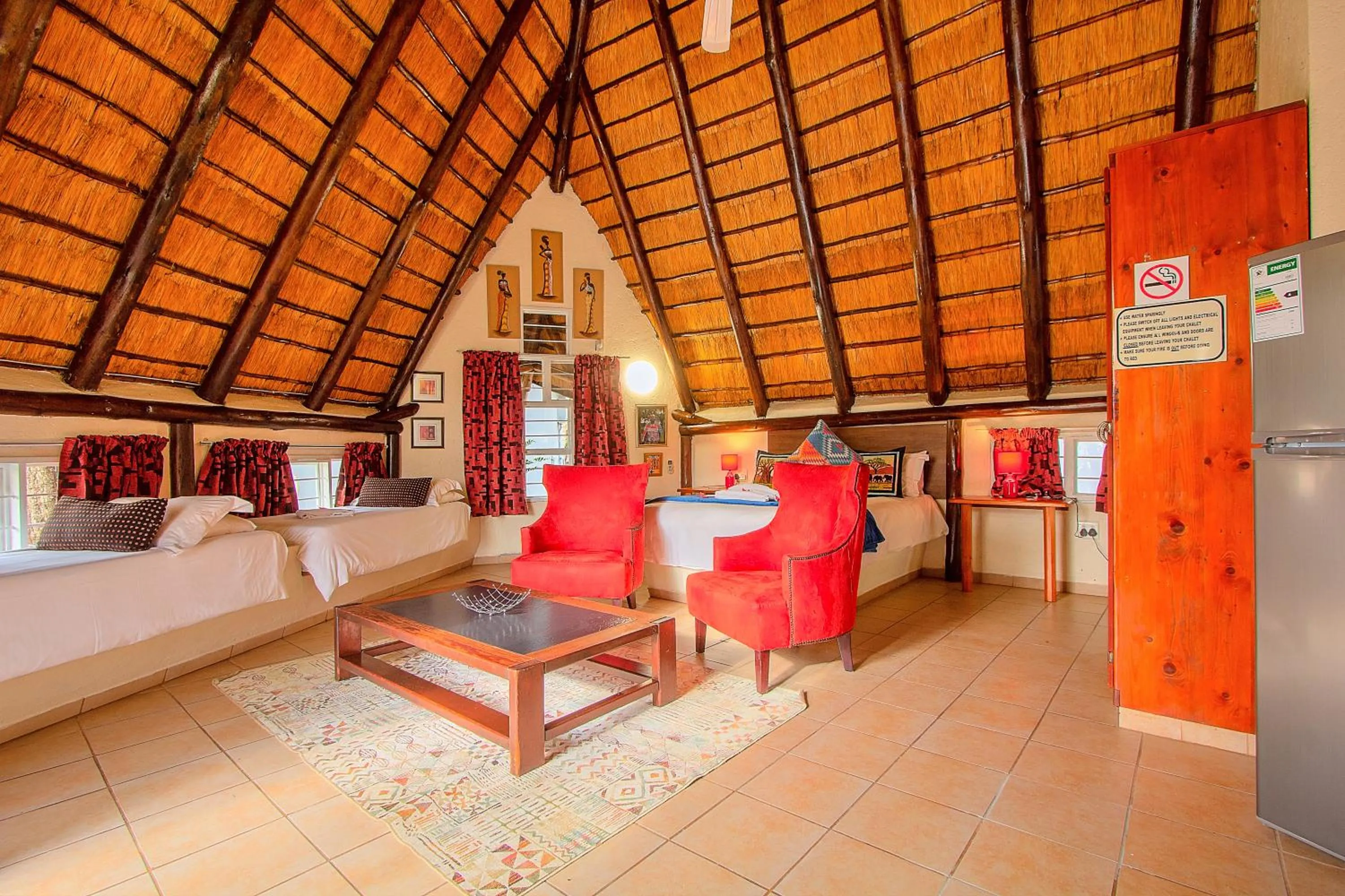 Seating area, Bed in Royal Marlothi Kruger Safari Lodge and Spa