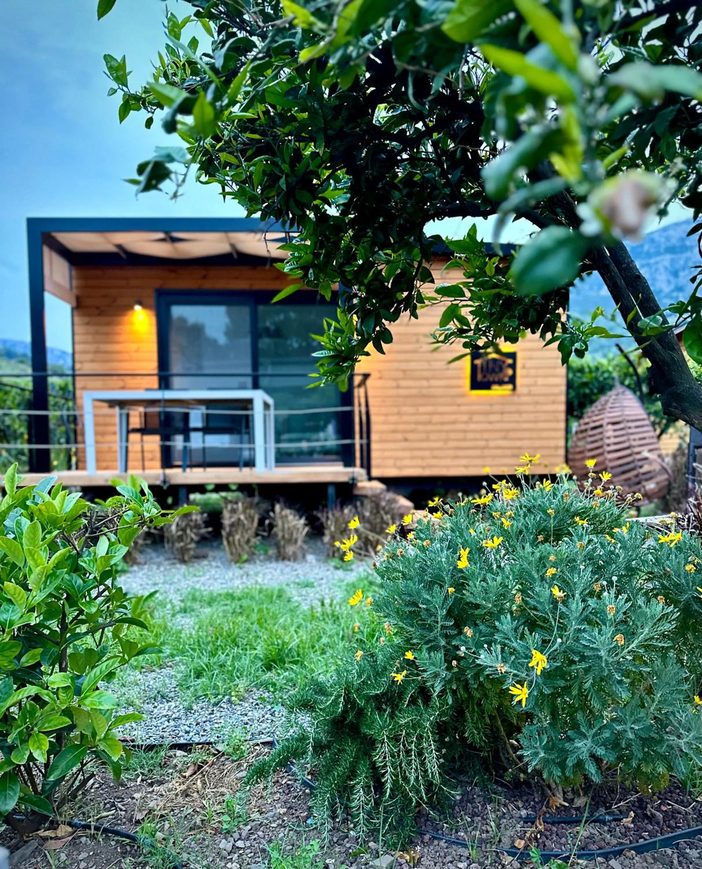 Patio in Tiny town kuyucak