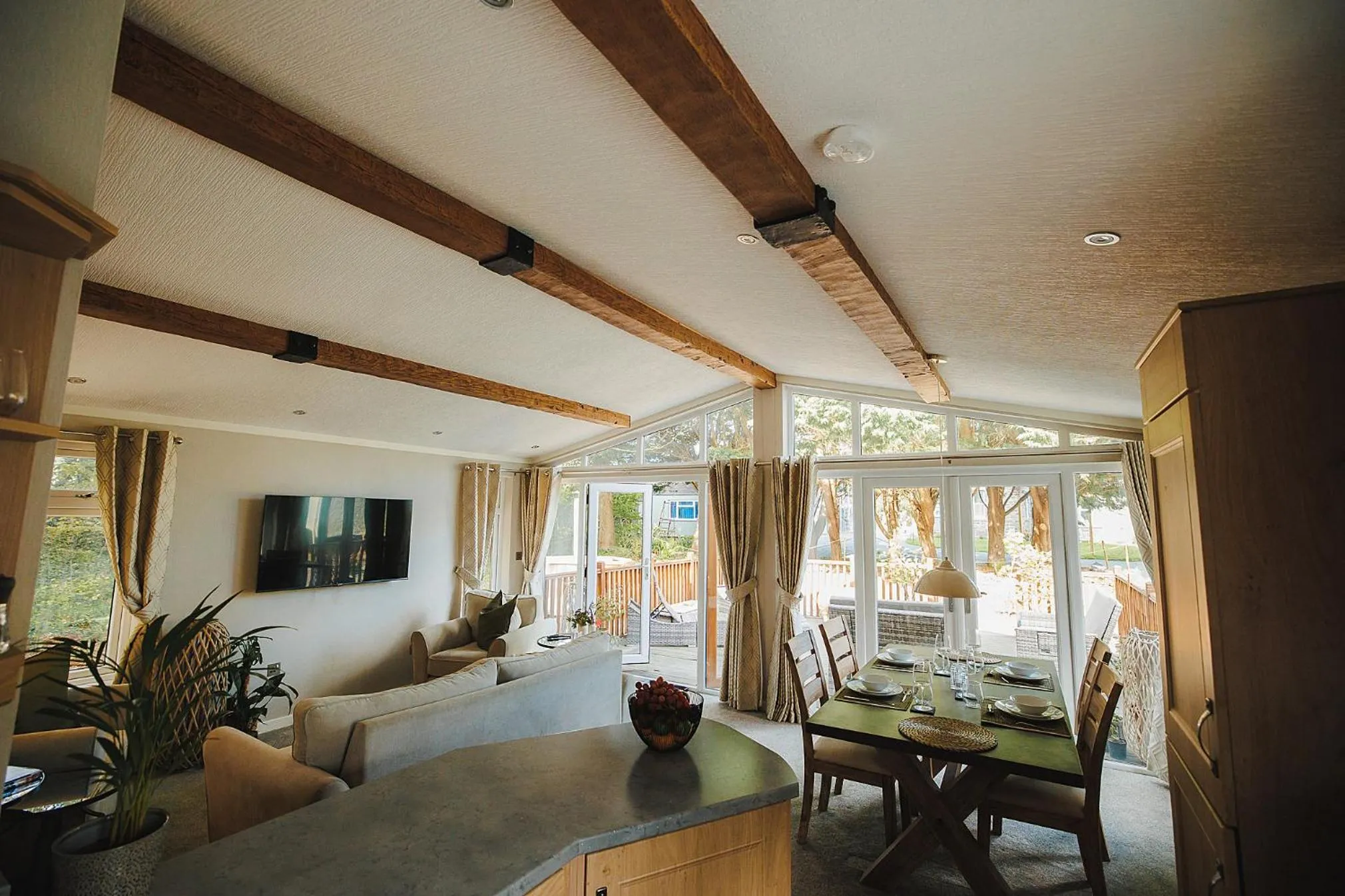 Living room in Caer Rhun Hall Hotel