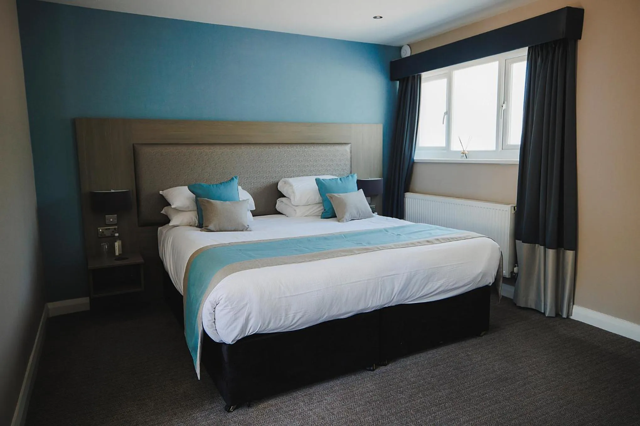 Bedroom, Bed in Caer Rhun Hall Hotel