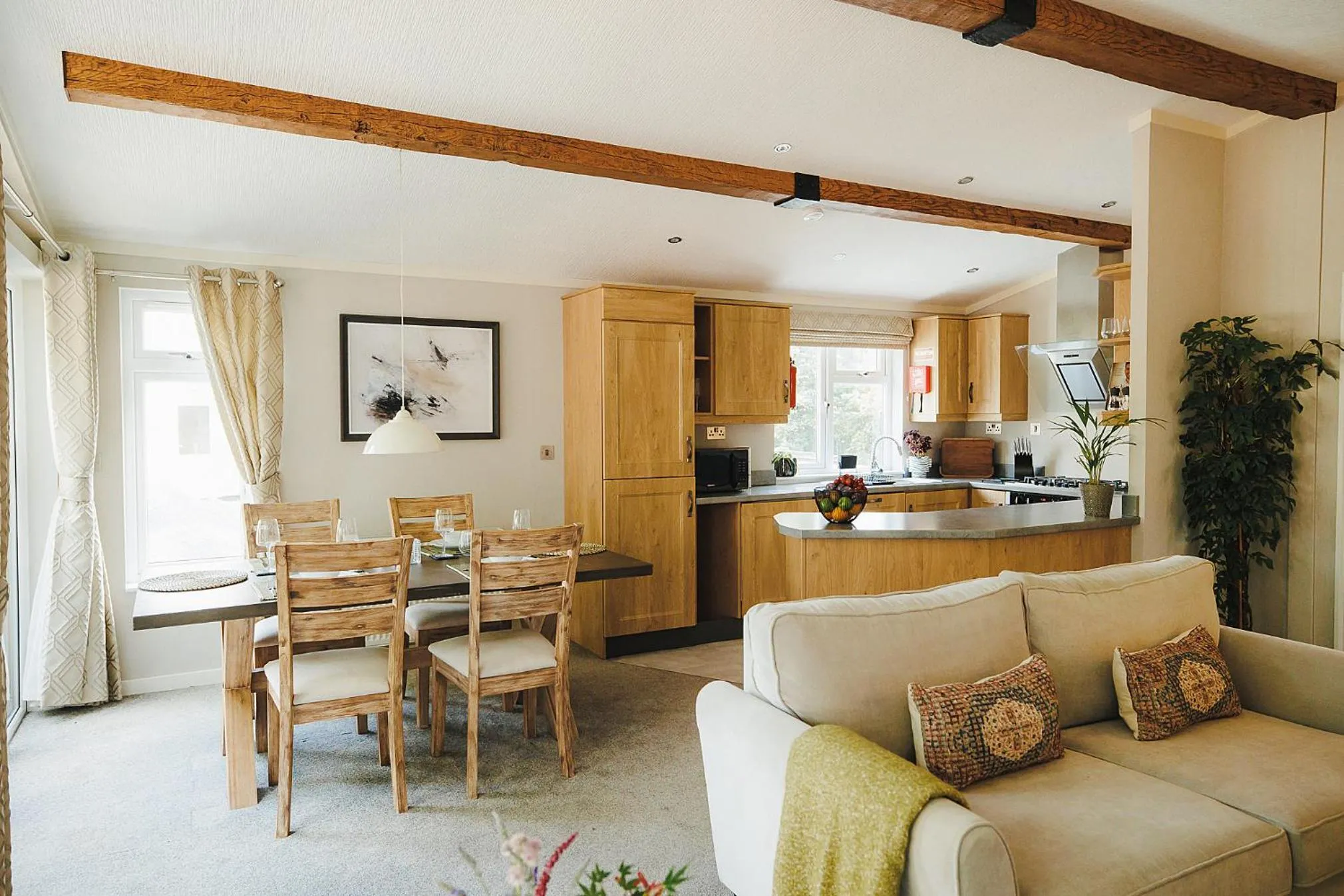 Dining area in Caer Rhun Hall Hotel