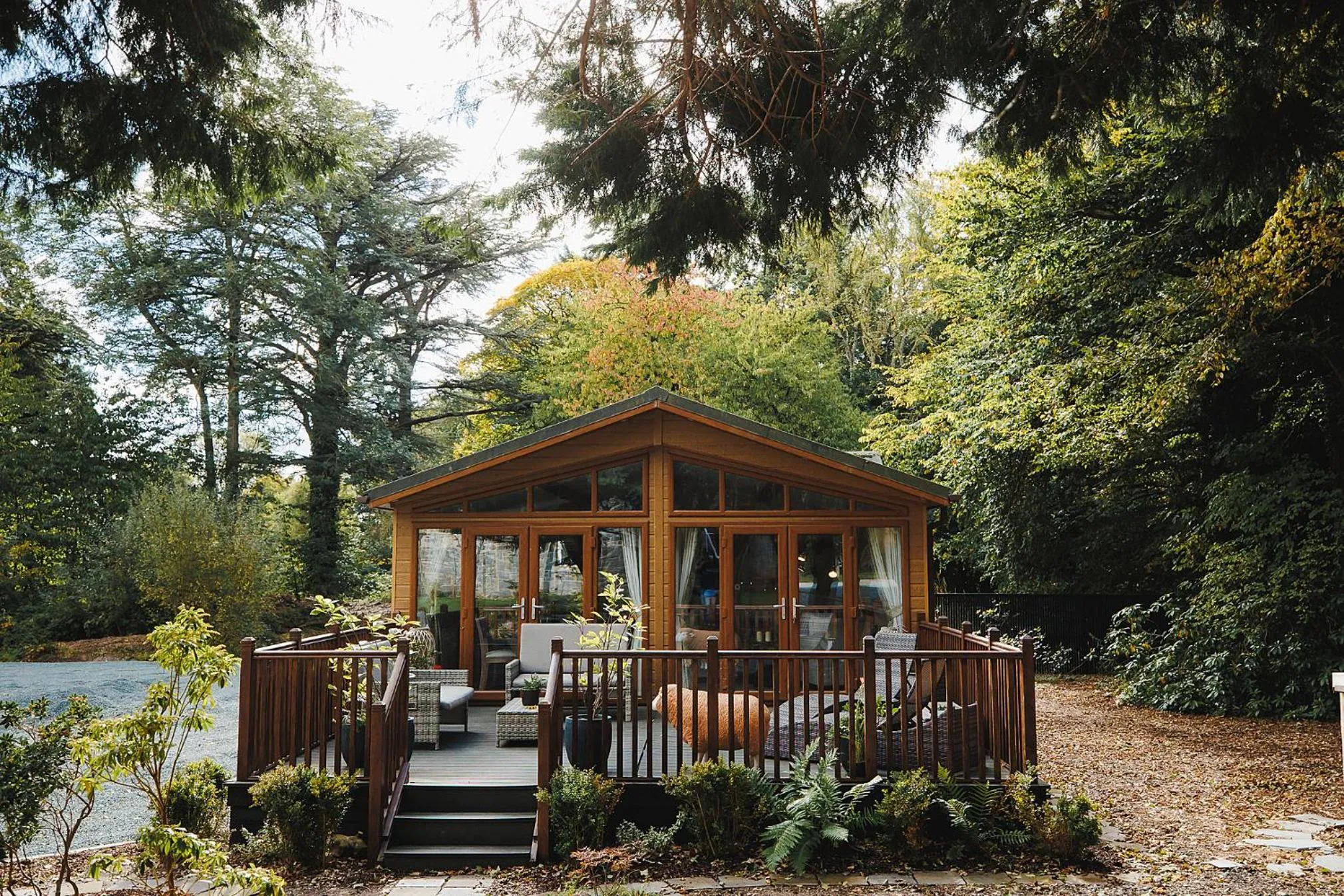 Garden in Caer Rhun Hall Hotel