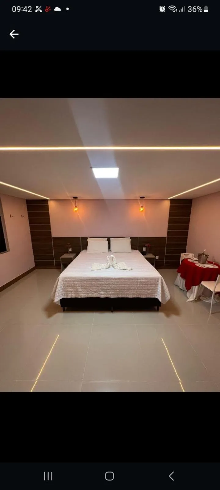 Bed in Hotel Absolar