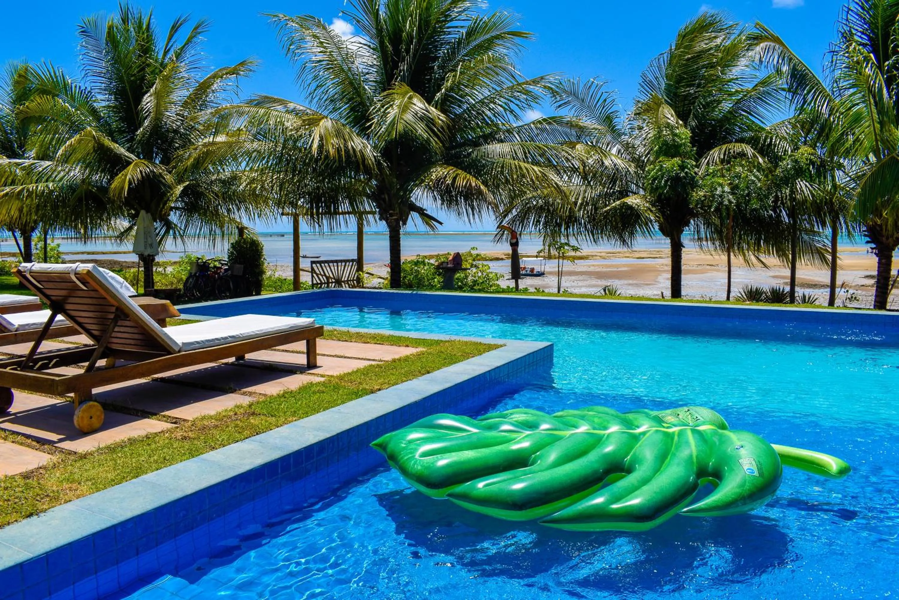 Garden view in Pousada Marceneiro