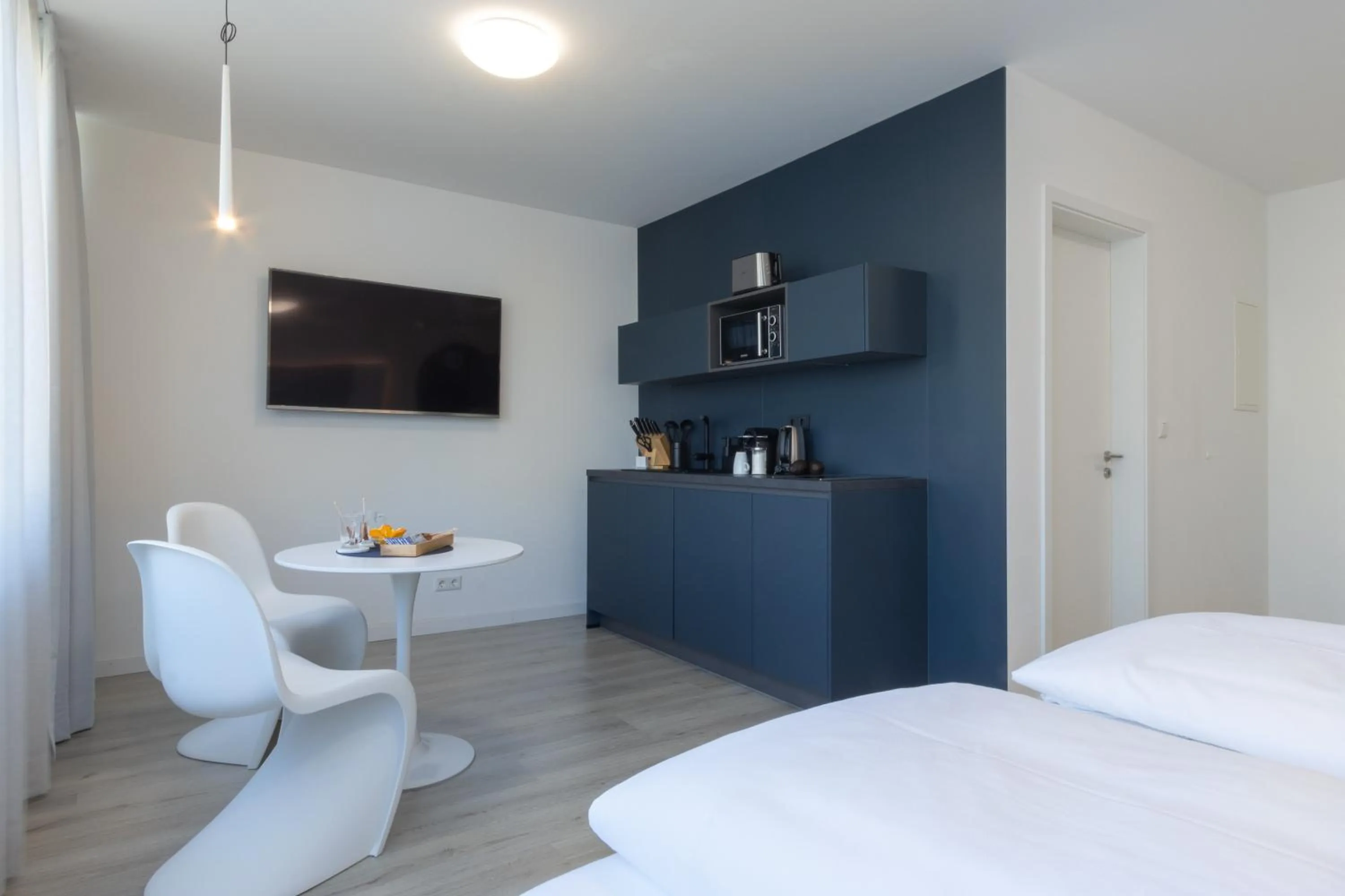 Bed in zzzpace Smart-Hotel Bielefeld Zentrum
