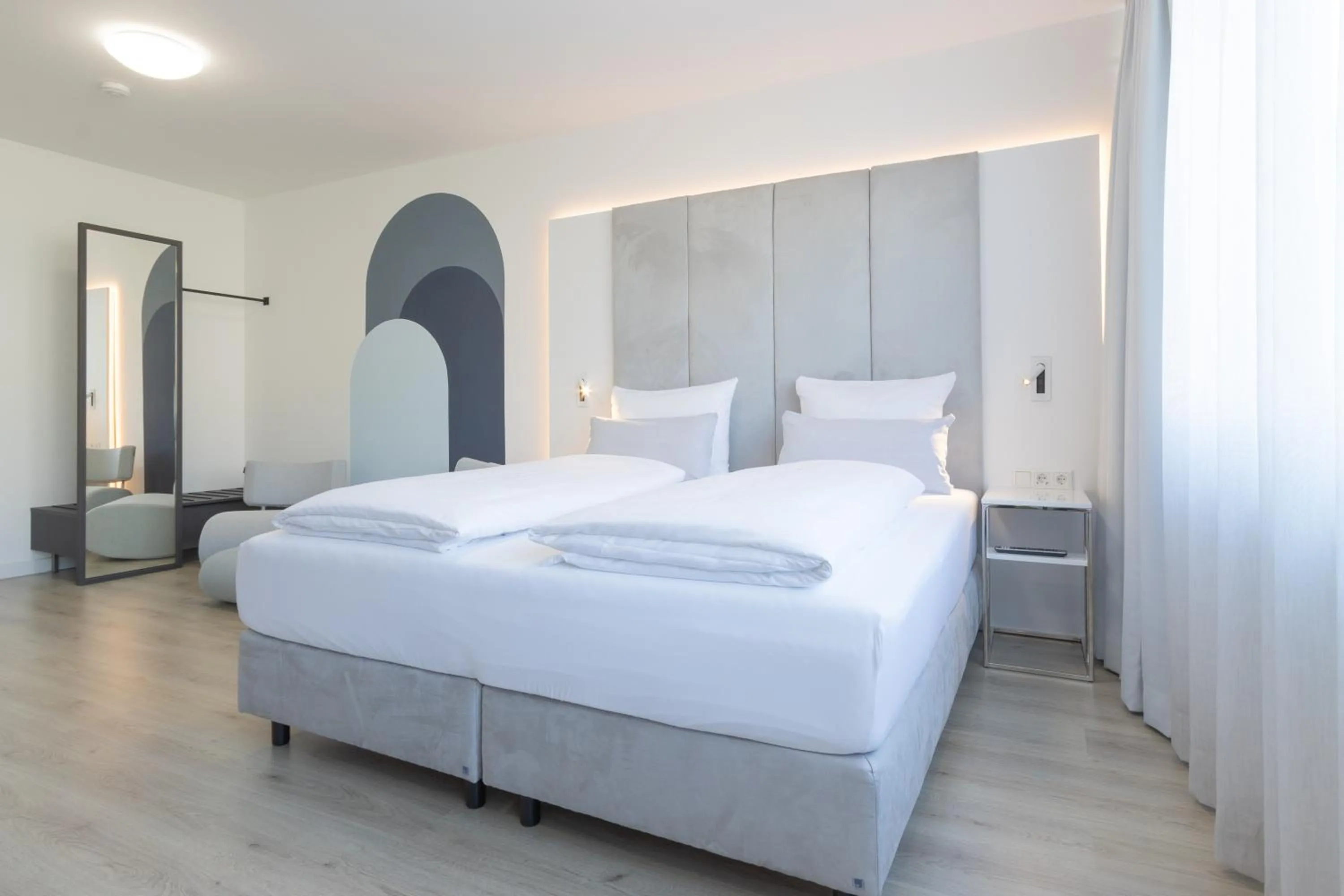 Bed in zzzpace Smart-Hotel Bielefeld Zentrum