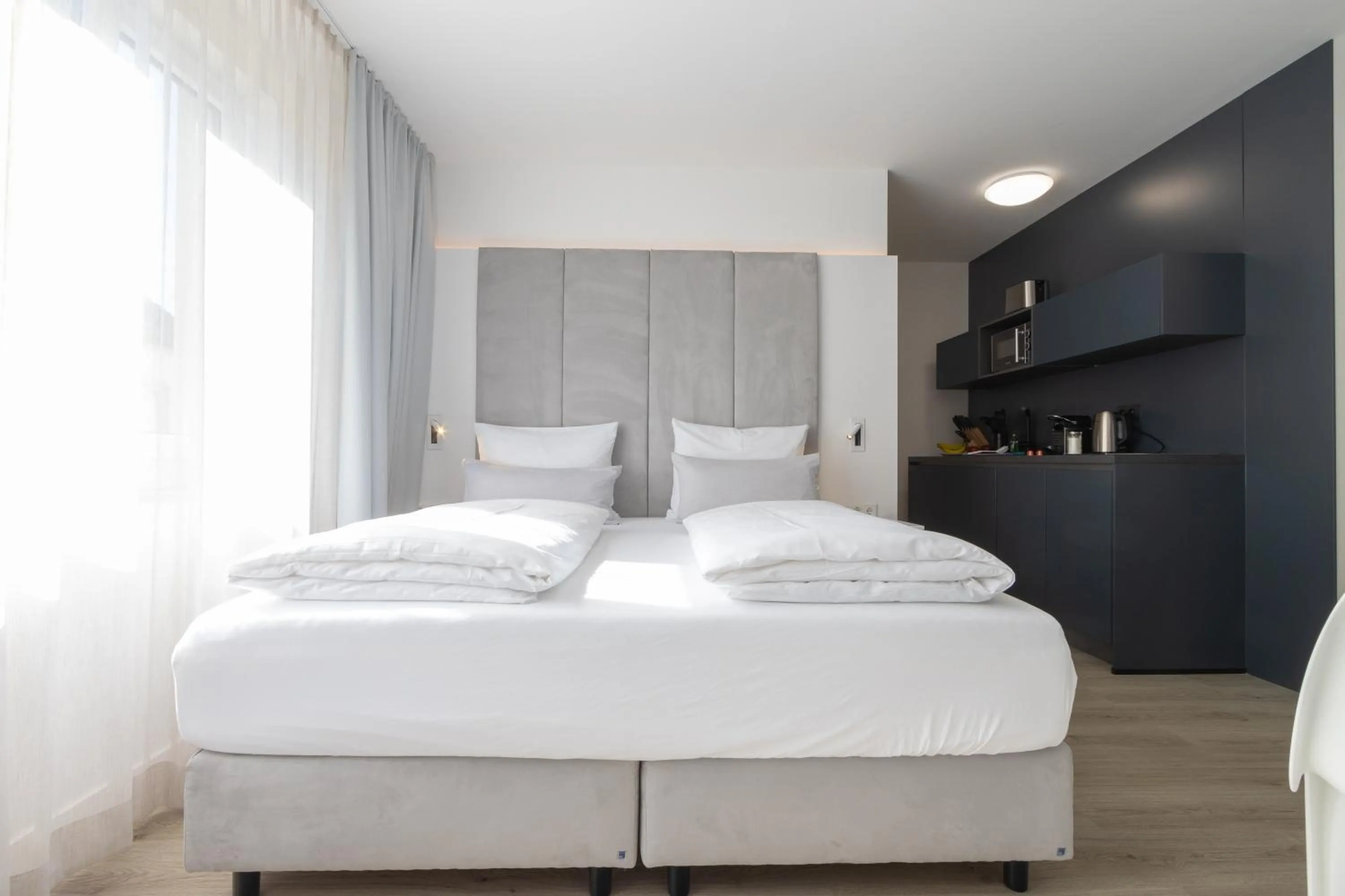 Bed in zzzpace Smart-Hotel Bielefeld Zentrum