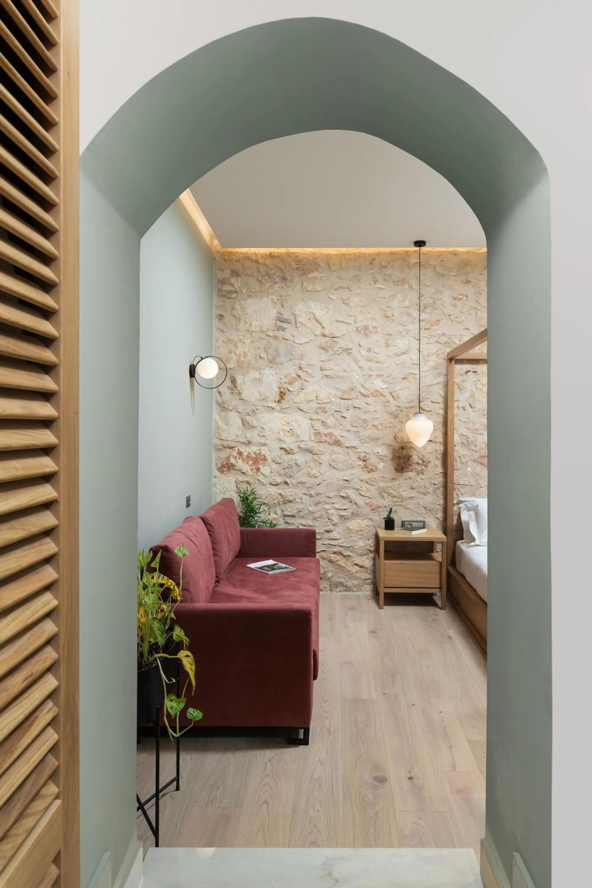 Bed in The Alma City Hotel