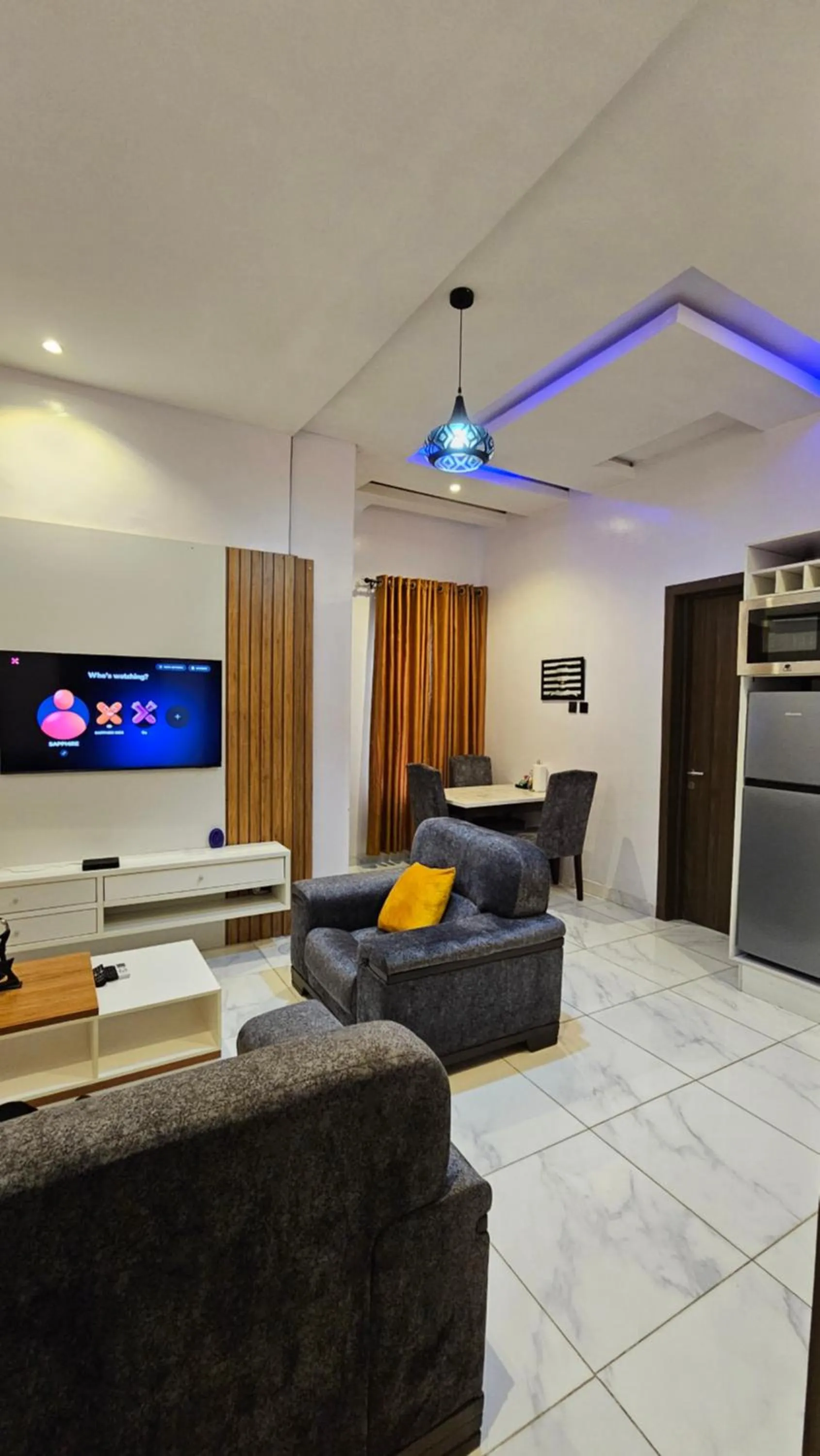 Communal lounge/ TV room in Sapphire Residences by Crystal