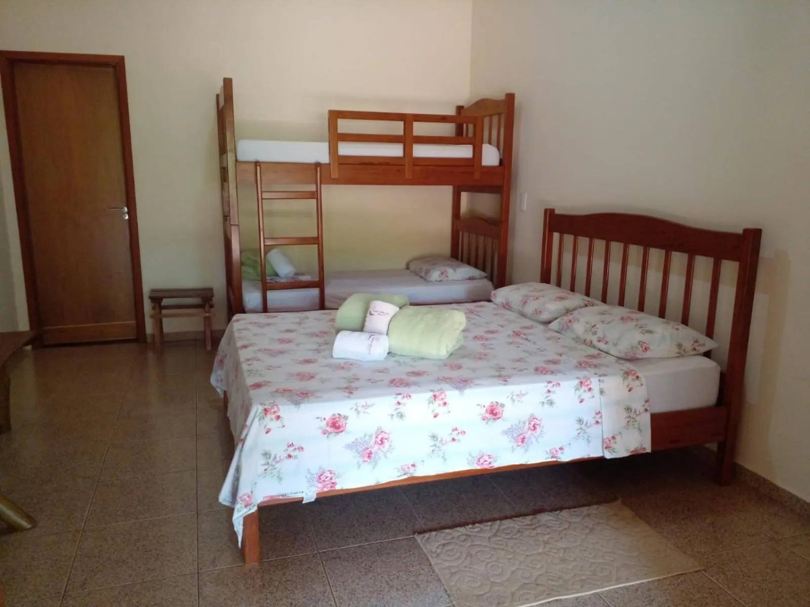 Bed in Pousada Sorocabana