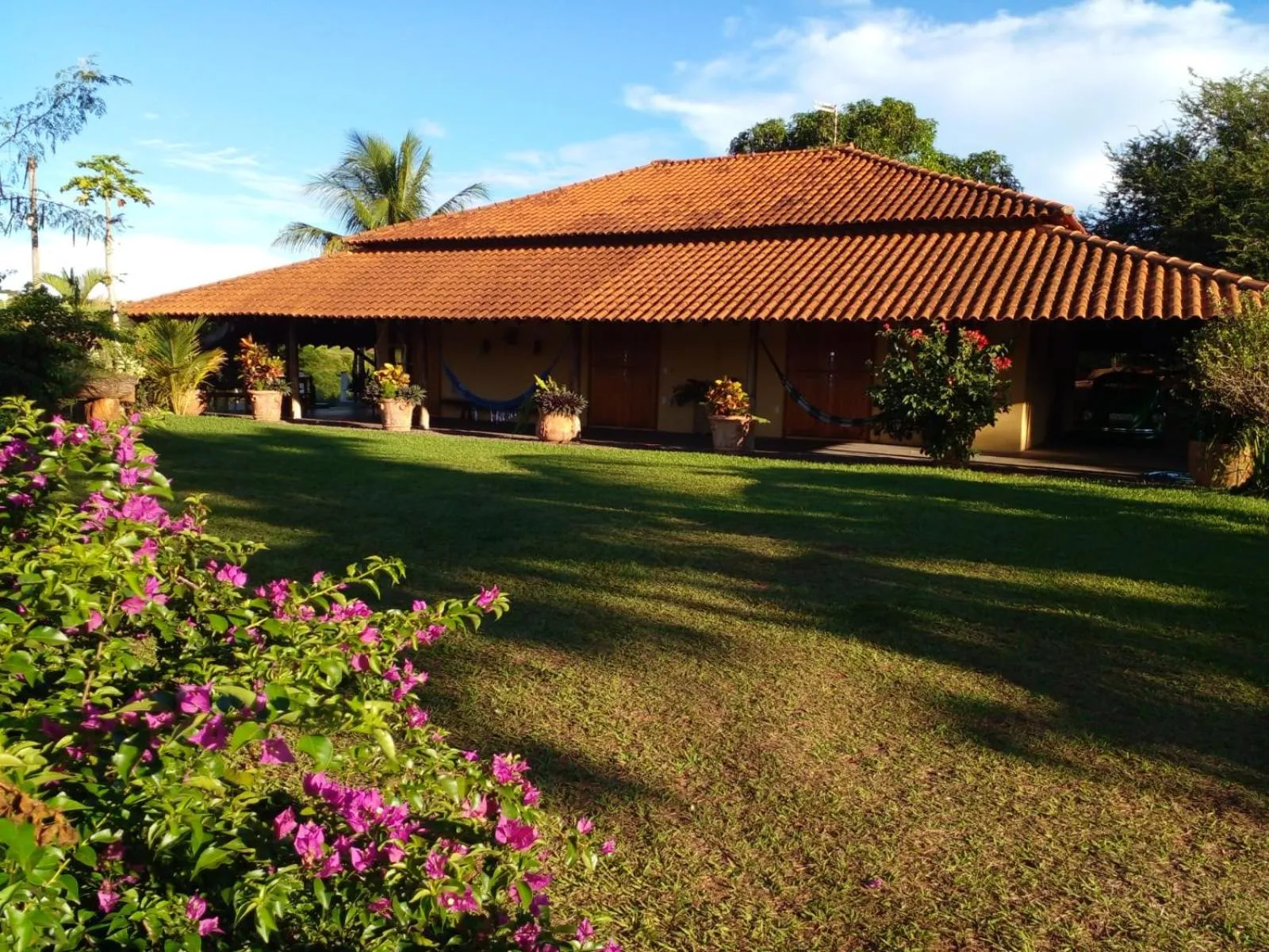 Garden view in Pousada Sorocabana