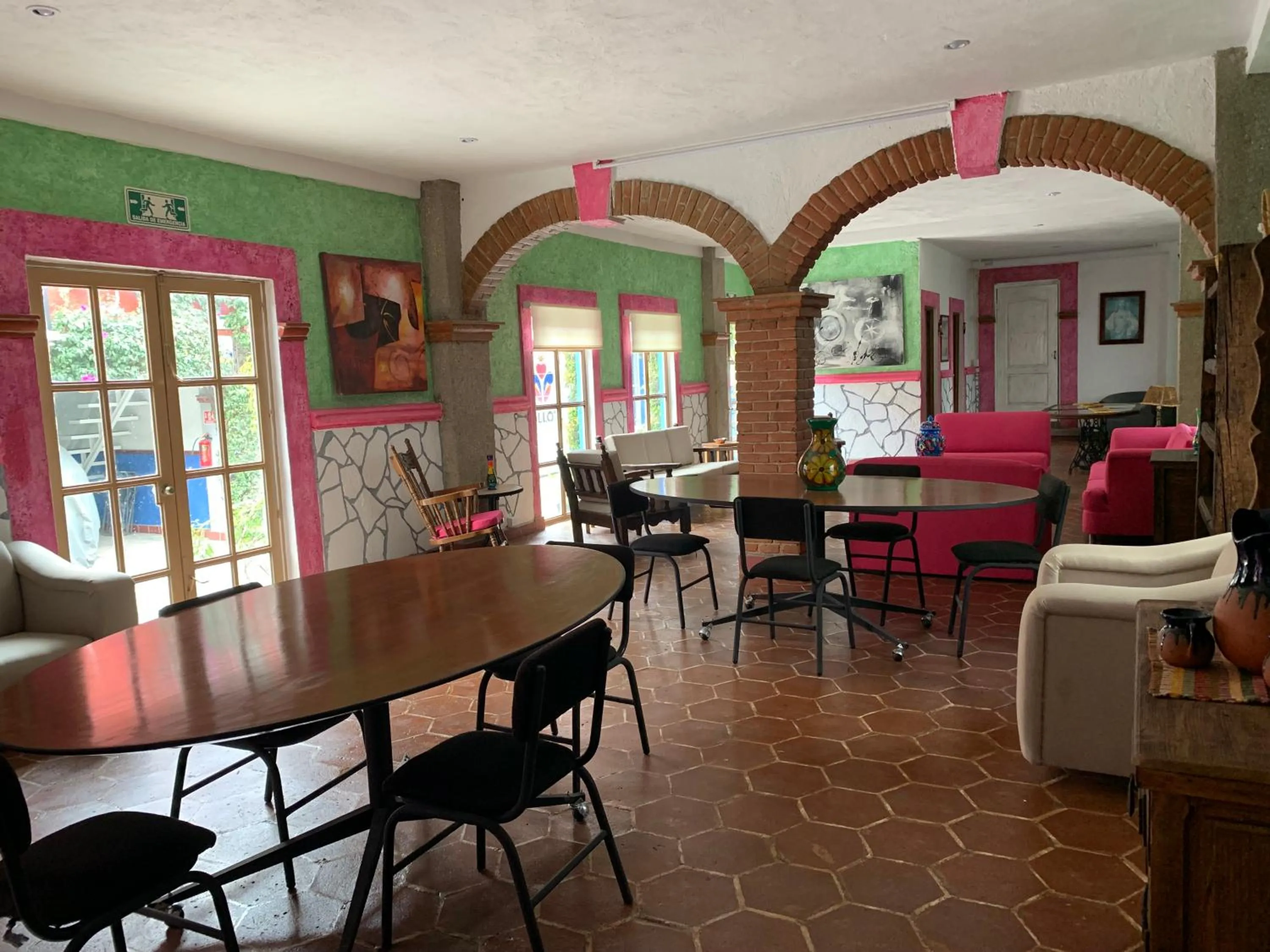Seating area in Mesón Yollotl