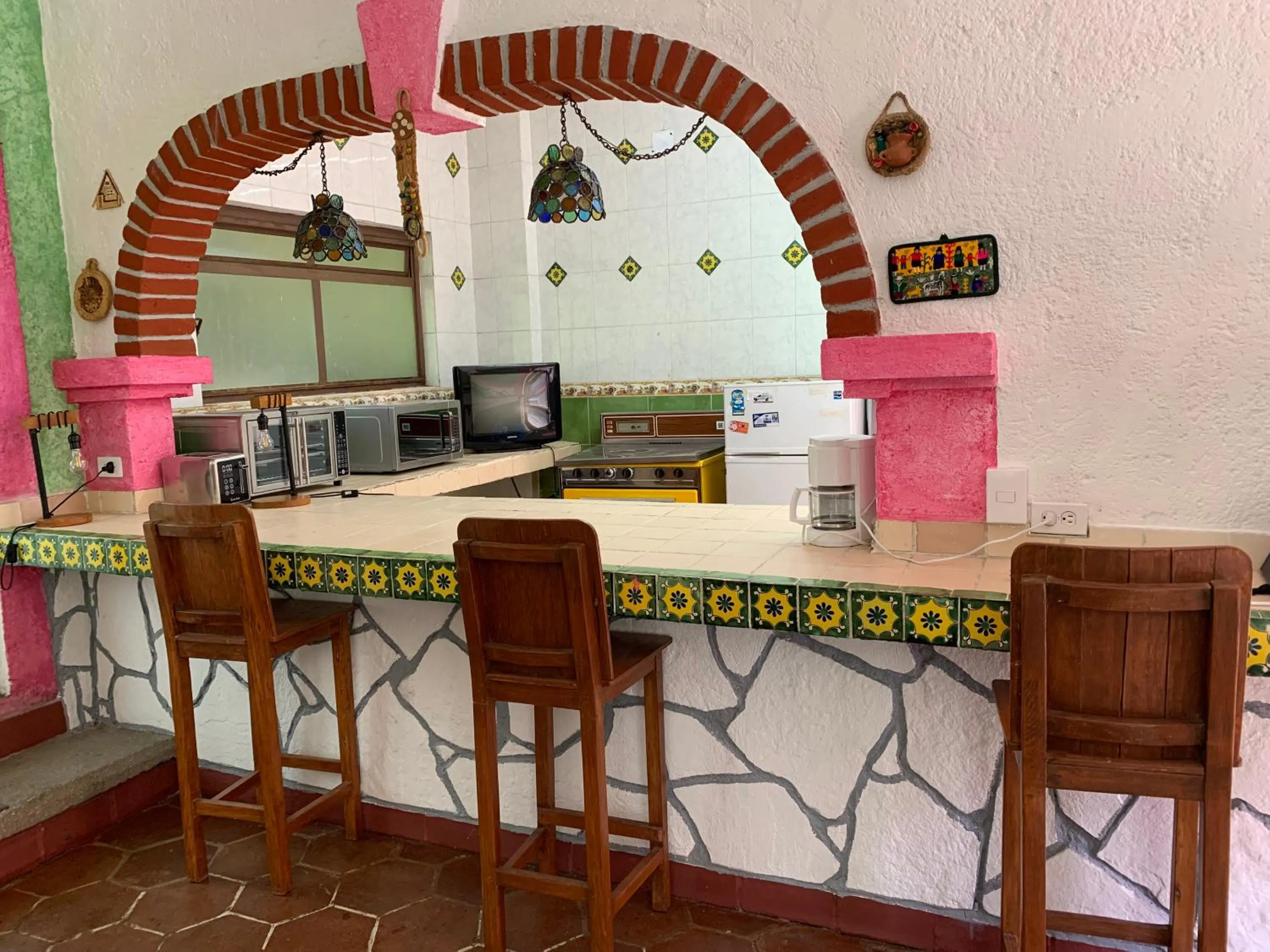 Kitchen or kitchenette in Mesón Yollotl