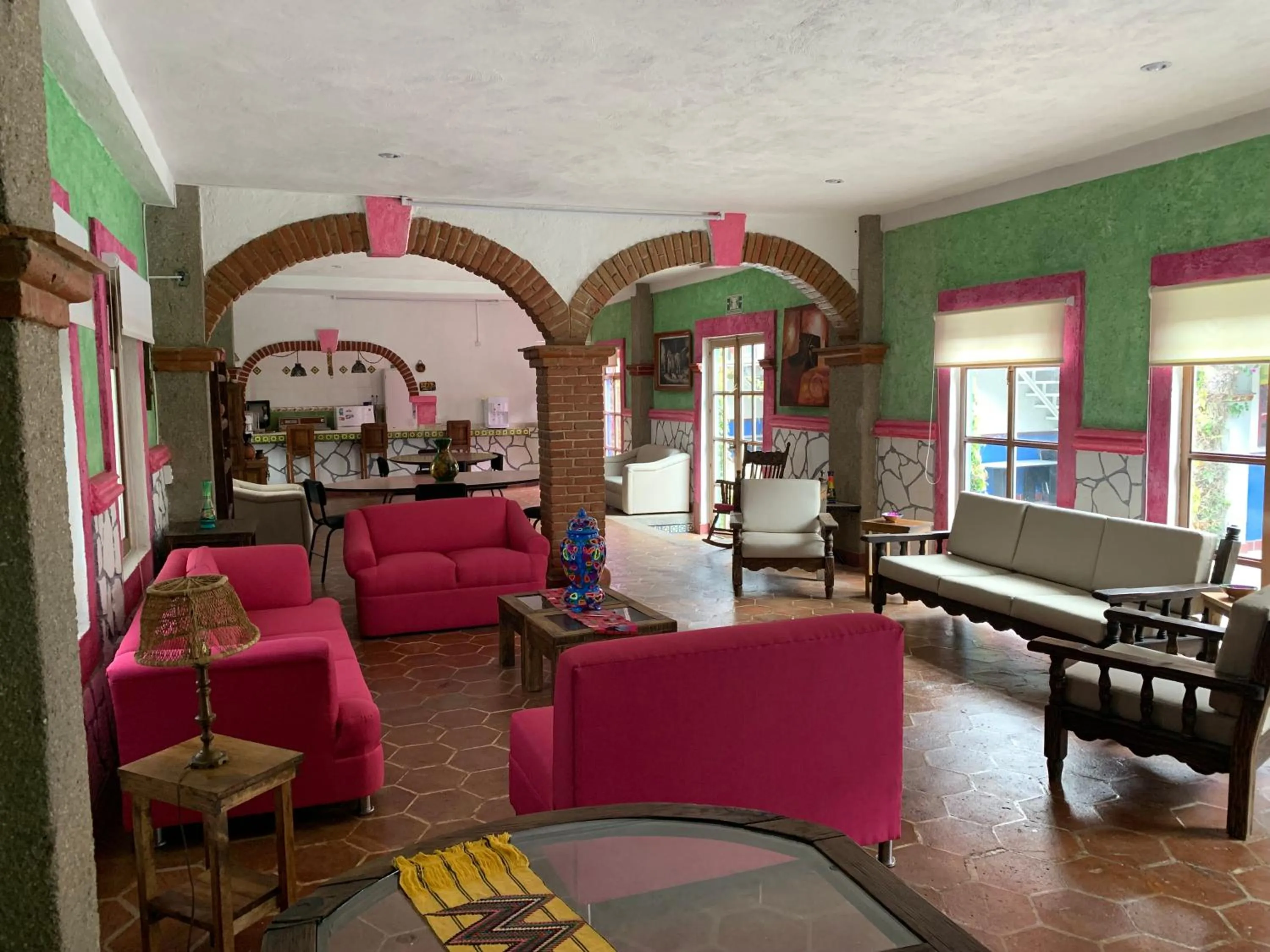 Living room in Mesón Yollotl