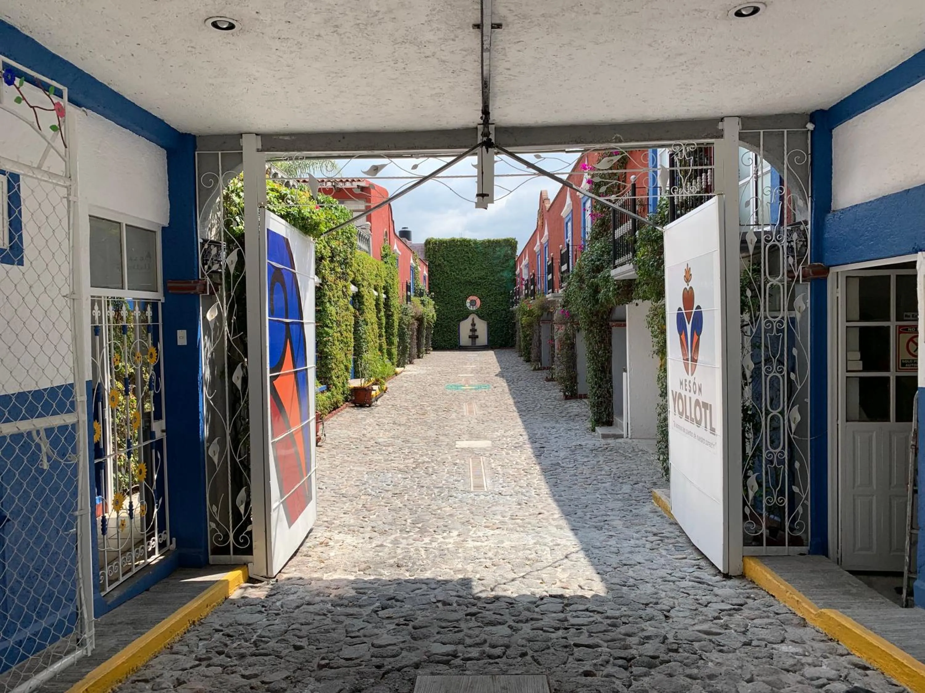 Lobby or reception in Mesón Yollotl