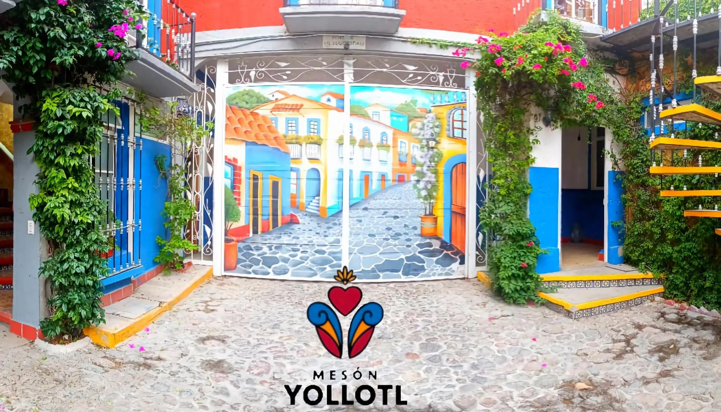 Lobby or reception in Mesón Yollotl