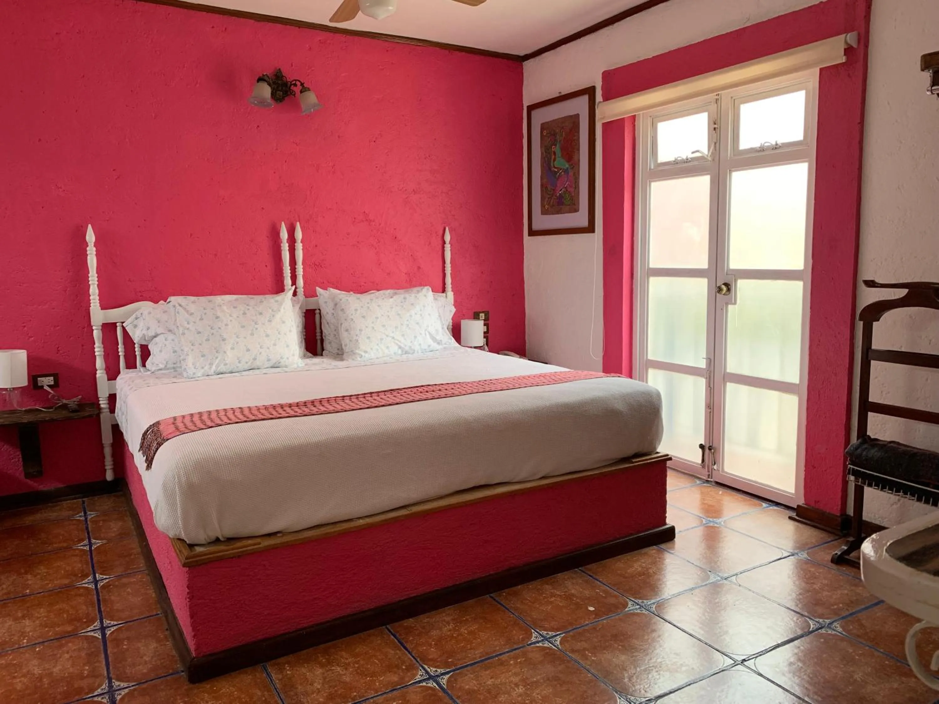 Bed in Mesón Yollotl