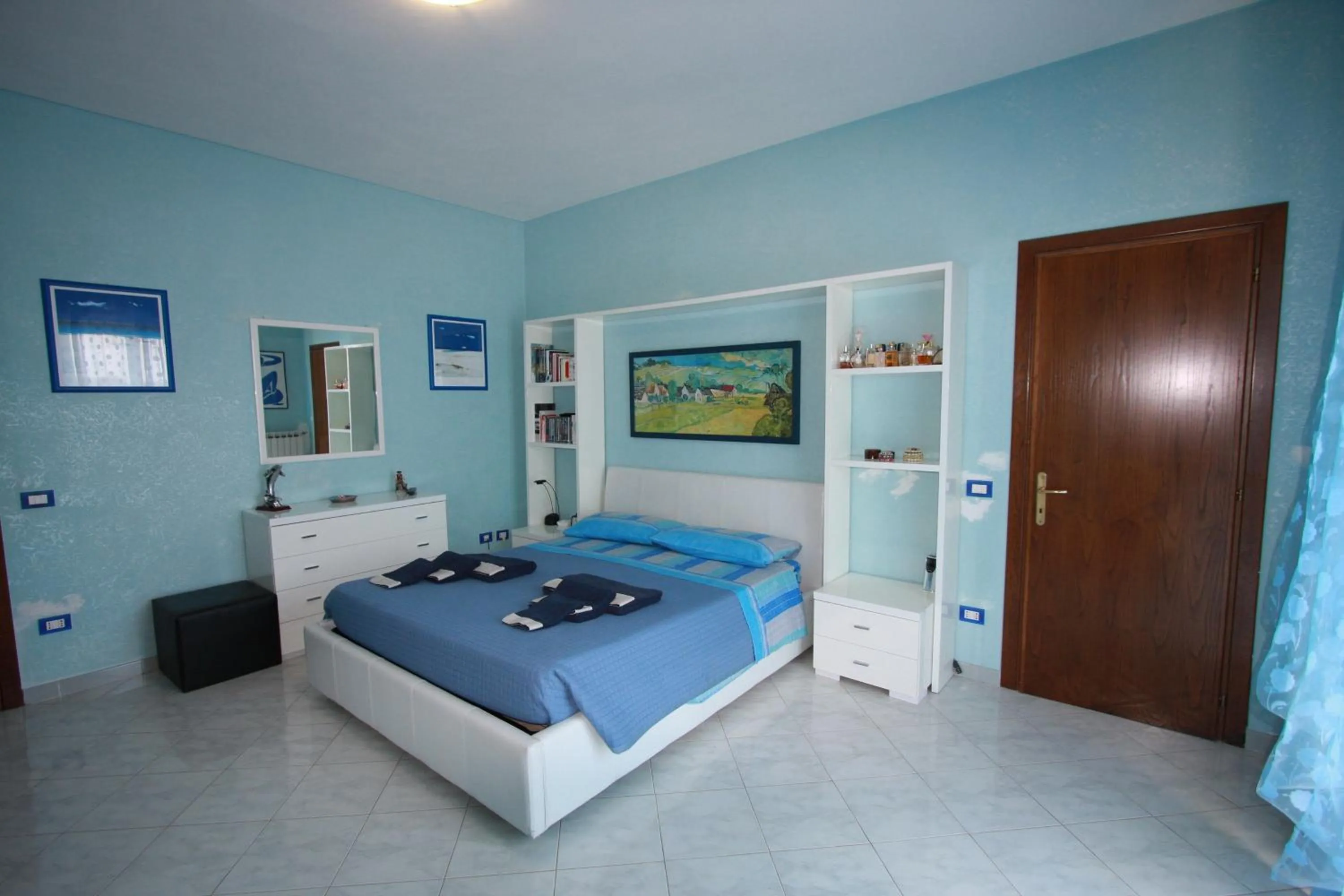 Bedroom, Bed in B&B Il Moai