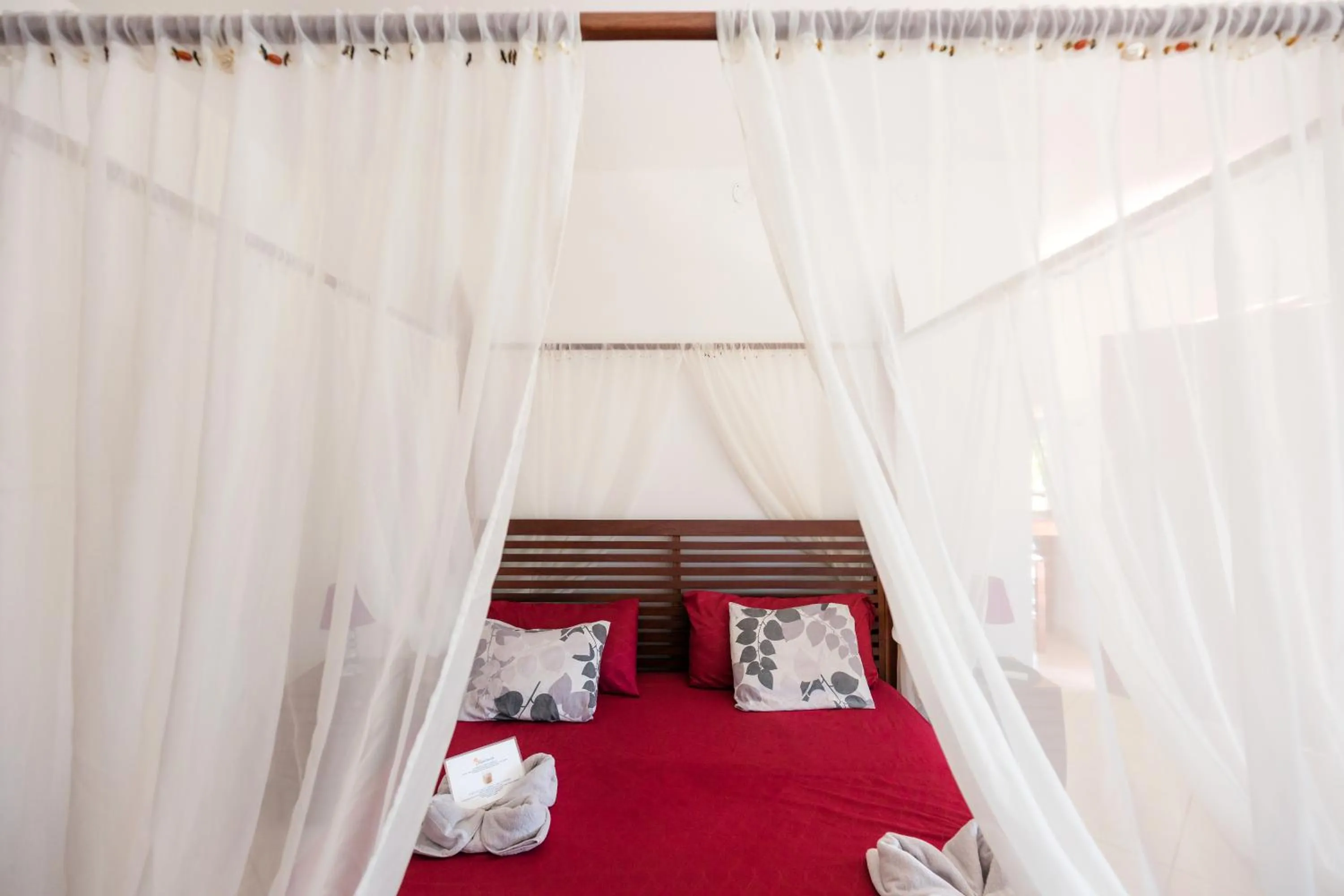 Decorative detail, Bed in Punta Duarte Garden Inn