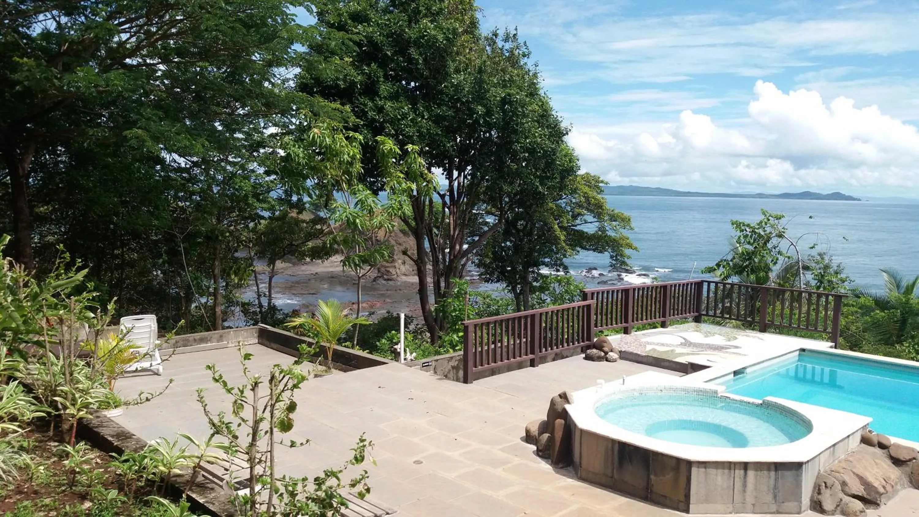 Pool view in Punta Duarte Garden Inn