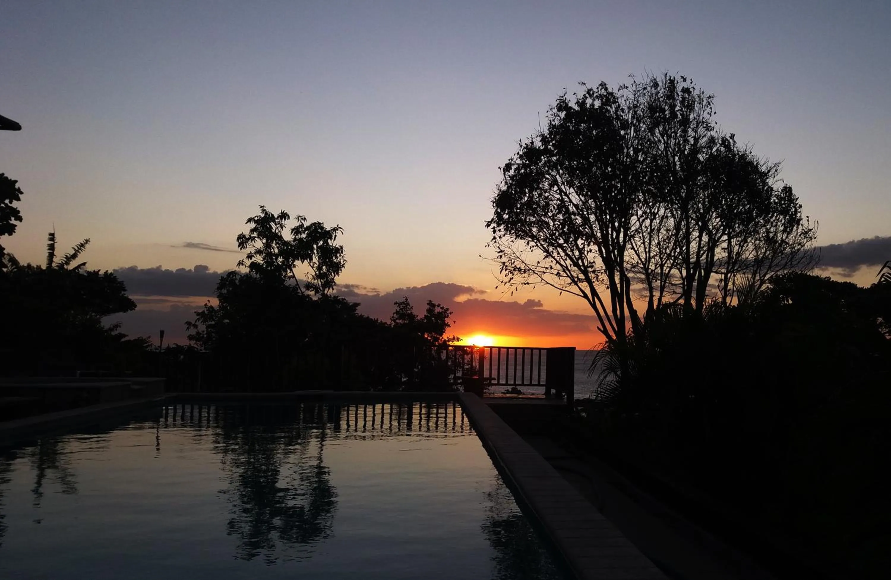 Pool view in Punta Duarte Garden Inn