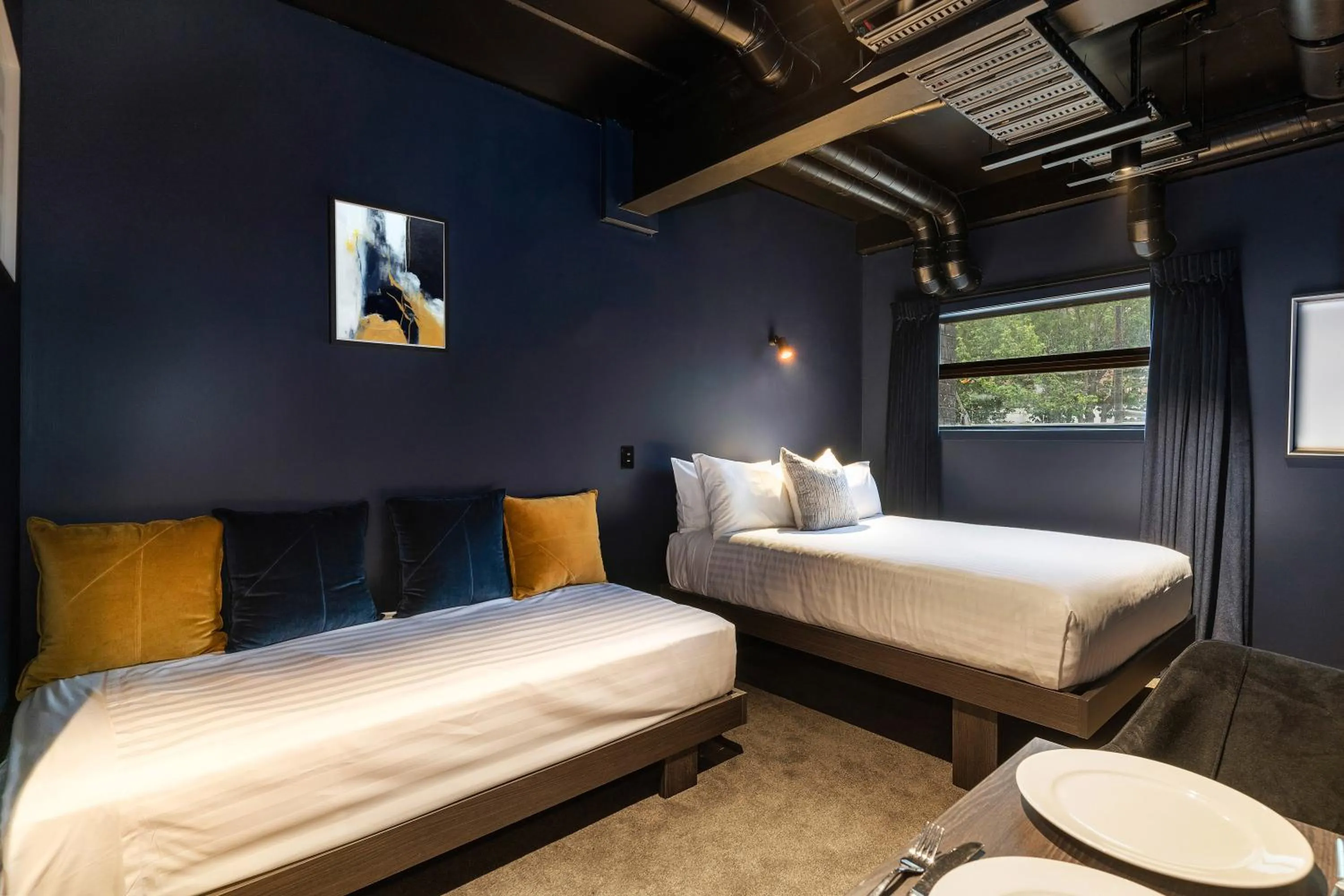 Bedroom, Bed in Abstract Hotel