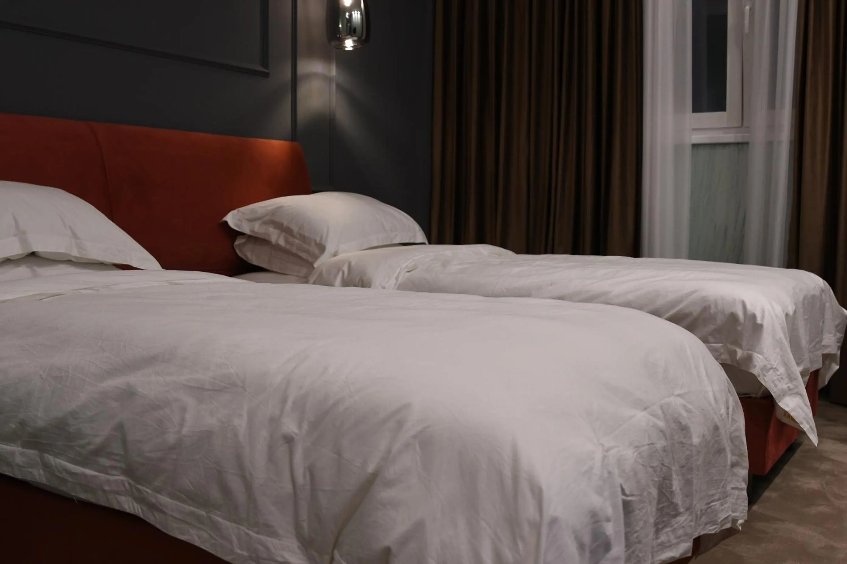 Bed in KAME HOTEL BELGRADE,贝尔格莱德凯美酒店