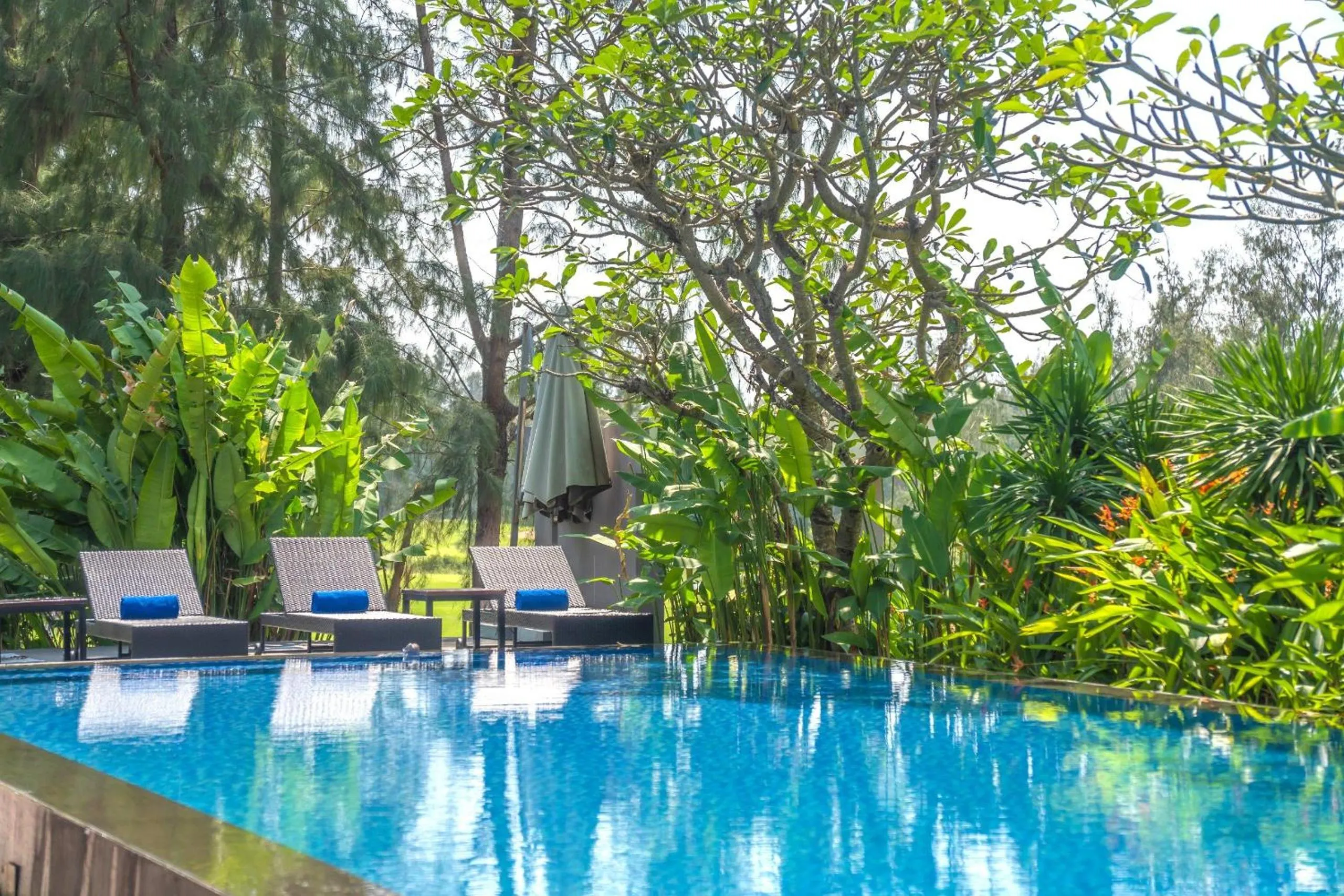 Swimming pool in Montgomerie Links Hotel & Villas