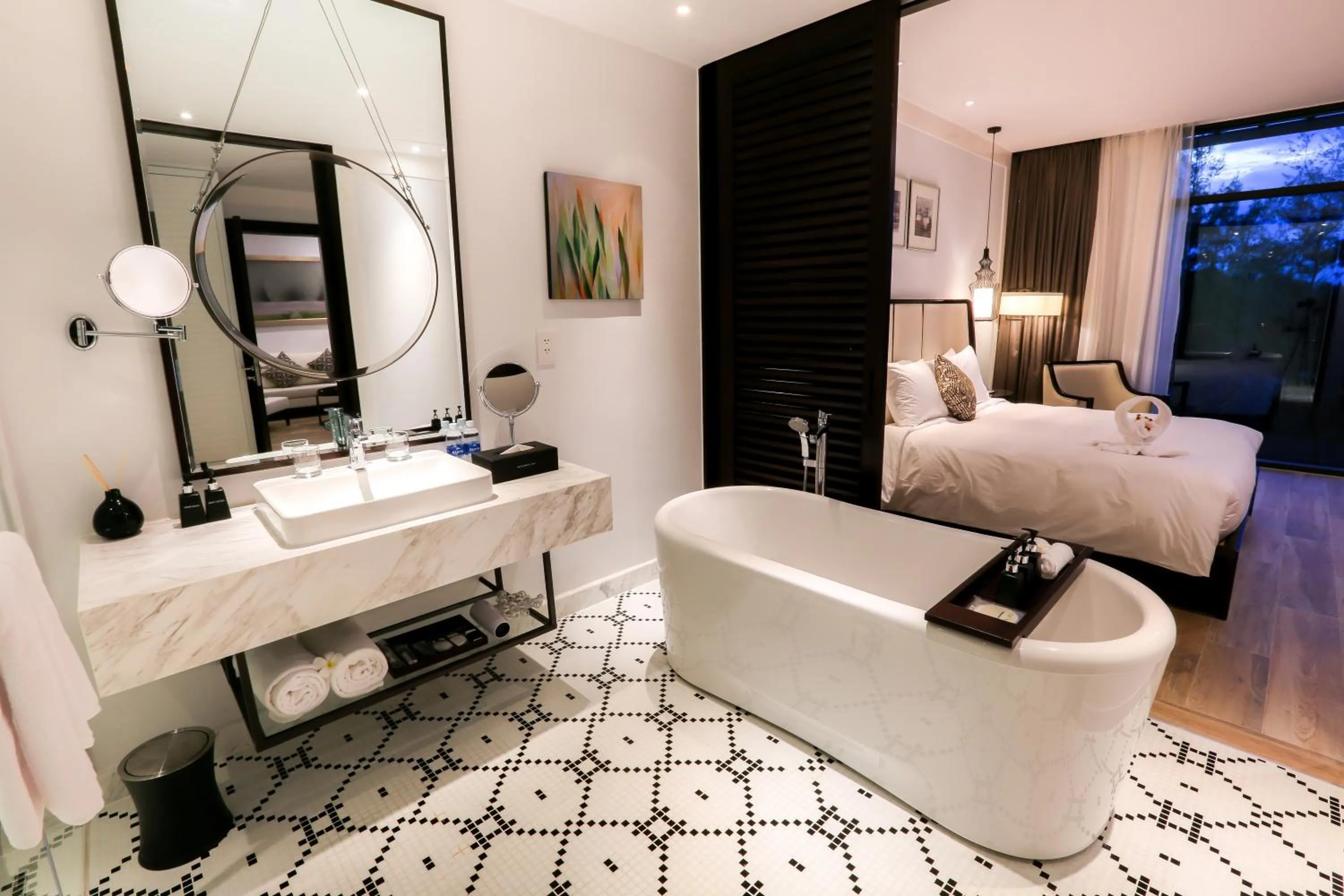 Bed in Montgomerie Links Hotel & Villas